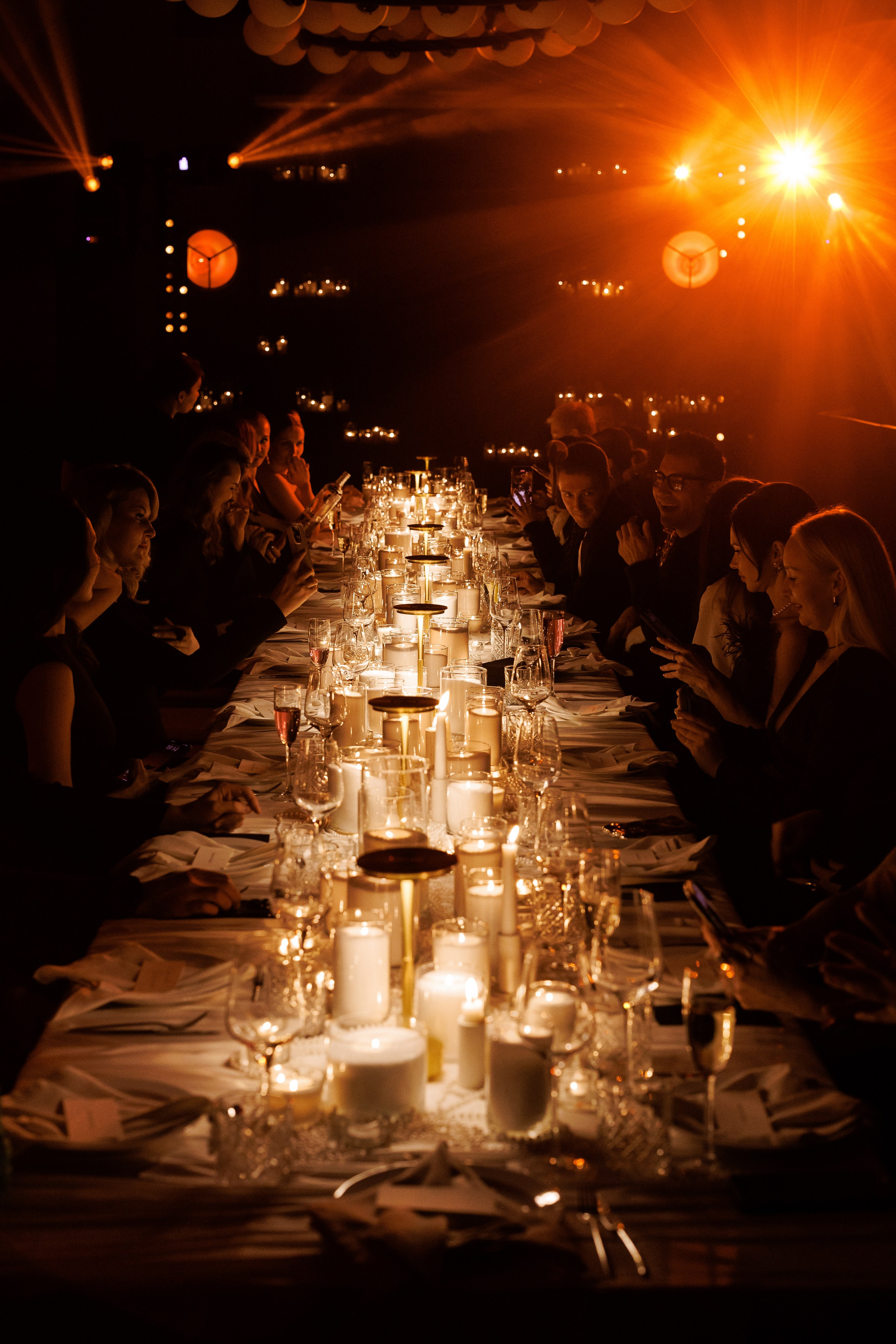 Guests enjoying cocktails at a private event
