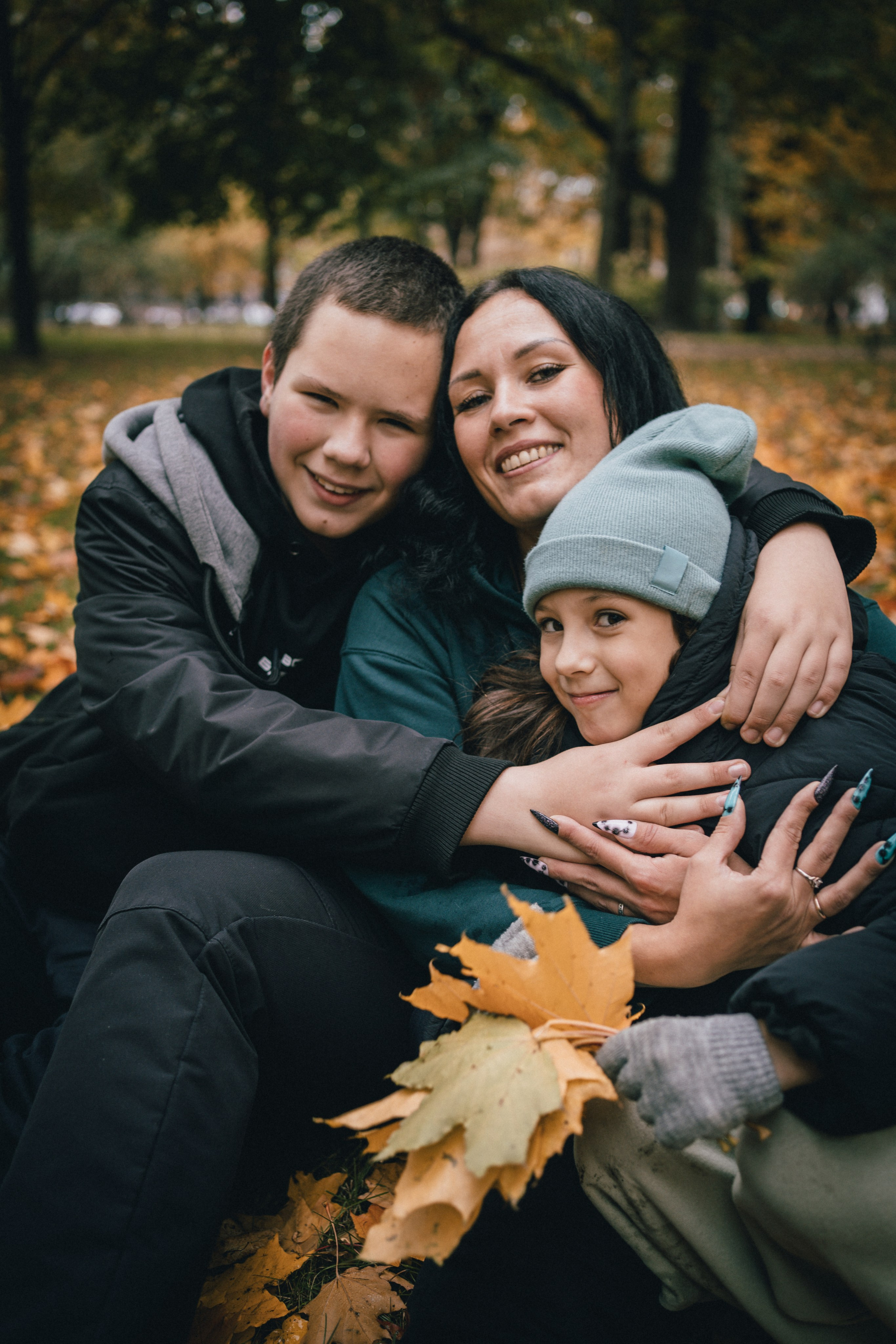 Мама, сын и дочка. Репортажный фотограф в Санкт-Петербурге. Фотограф на мероприятие в СПБ