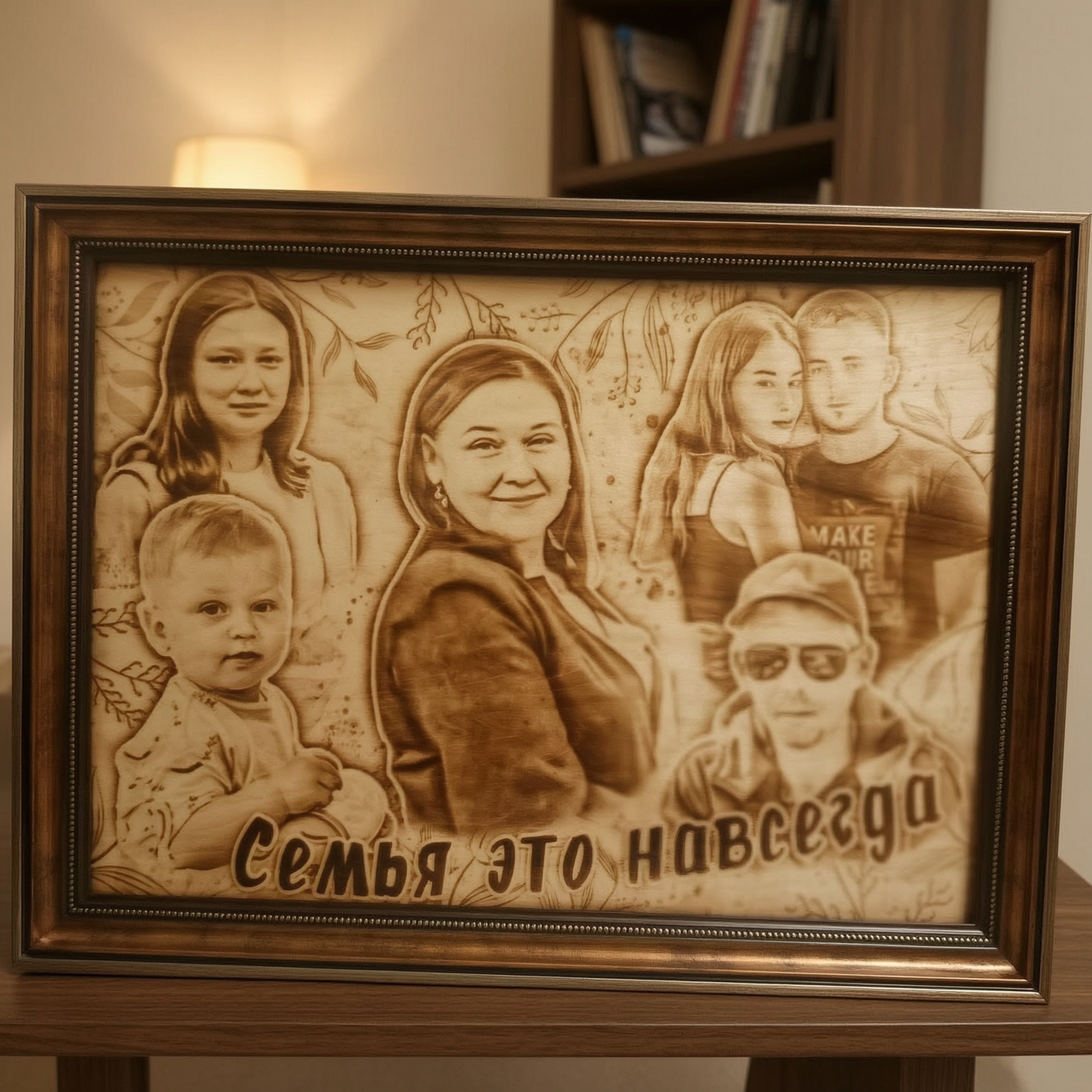 Портреты. Выжигания картин и портретов по фото