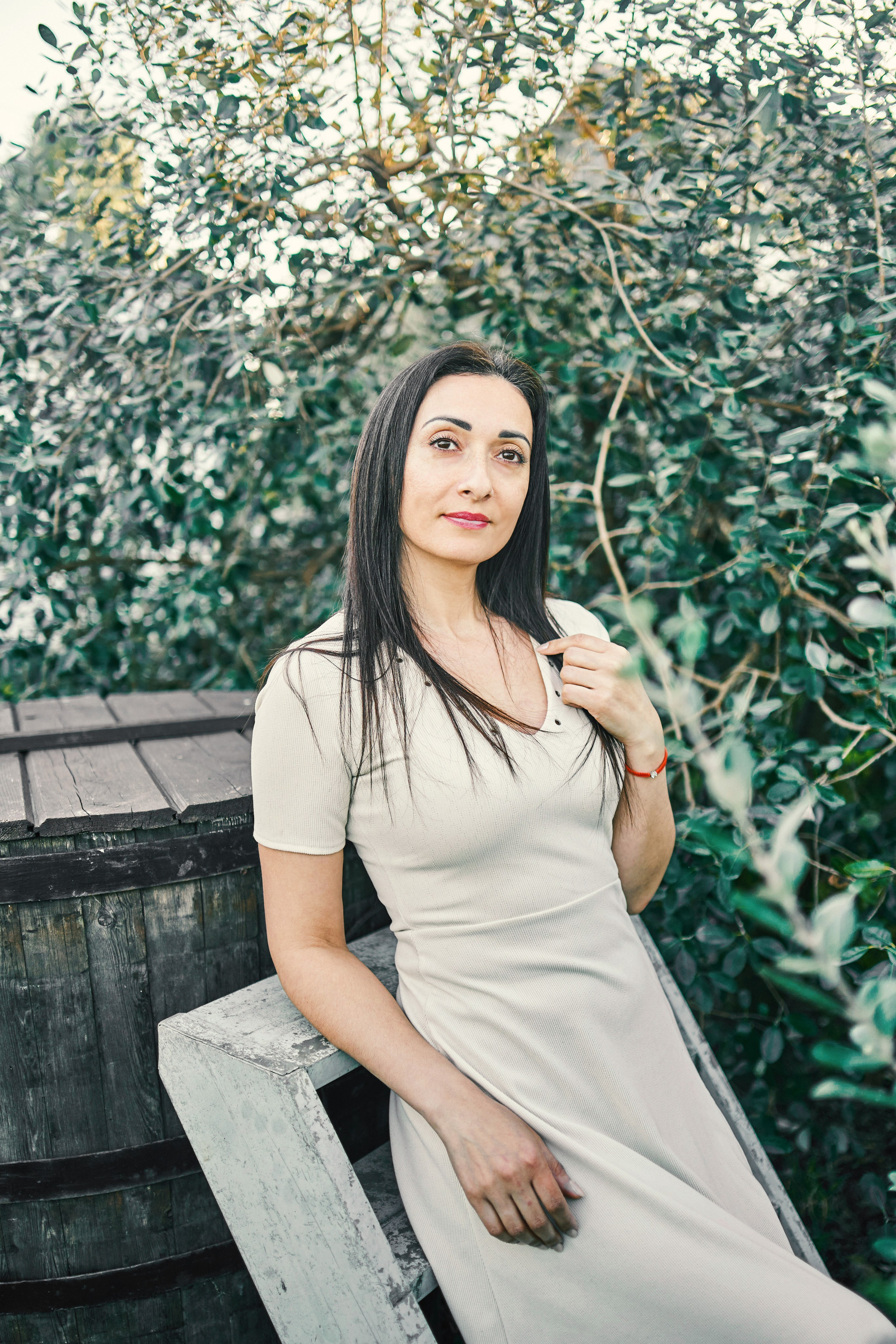 Съёмка Оксаны в цветущем саду в Абхазии. Фотограф Абхазия|Цандрипш|Гагра|Сириус|Красная Поляна Артём Большаков