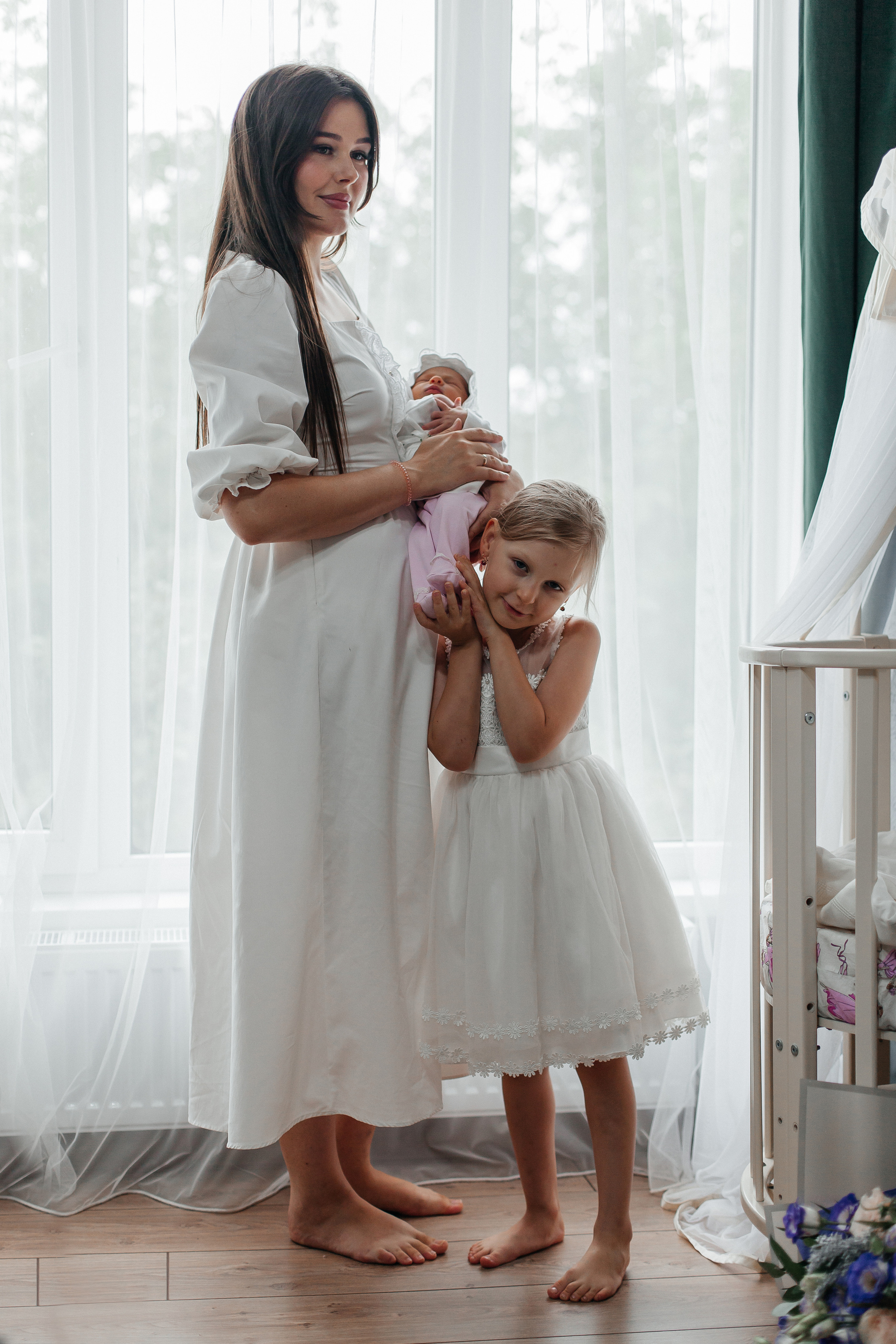 Домашняя фотосессия после выписки из роддома Пятигорск. Фотограф Ставрополь Пятигорск Елизавета Дарина