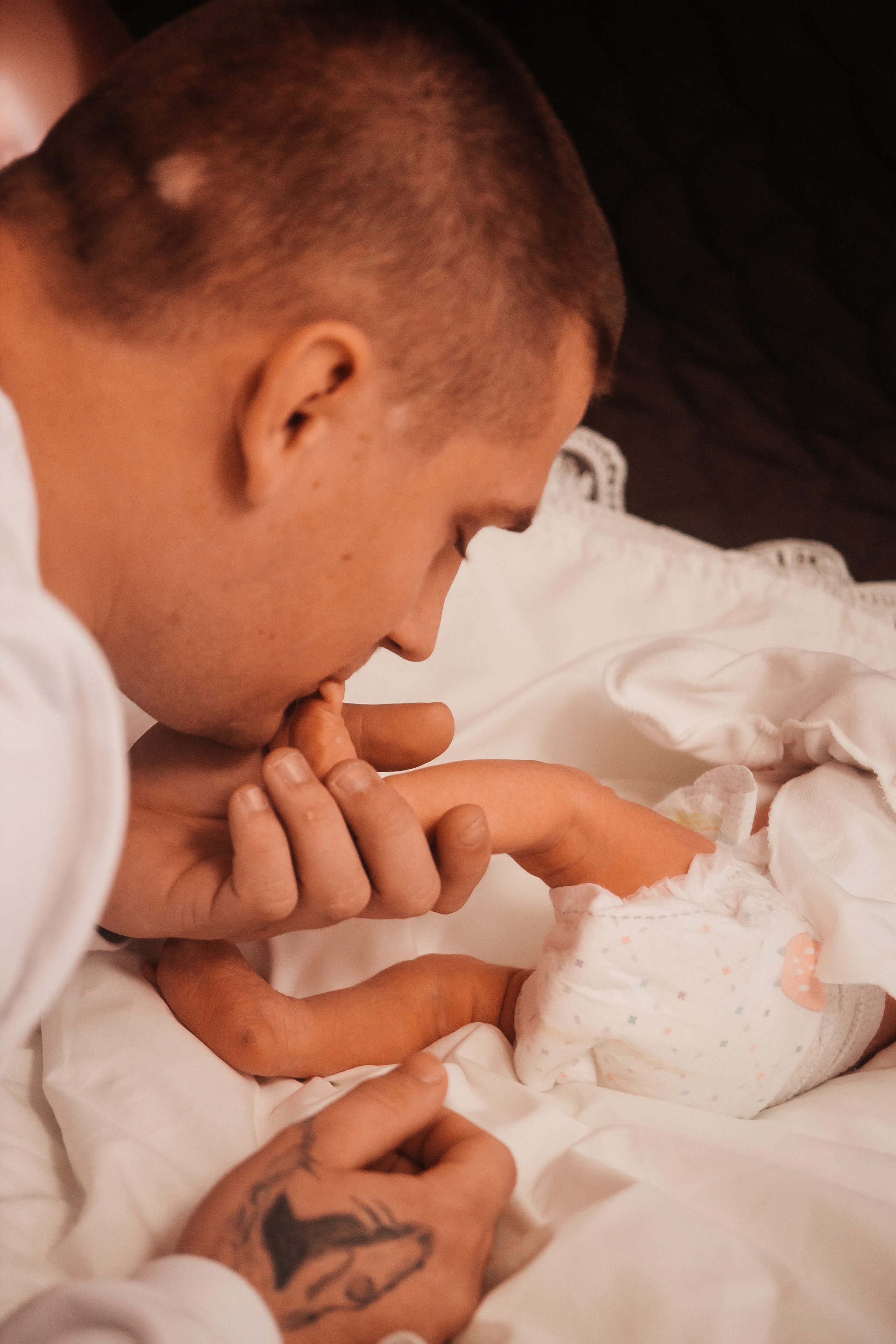 Домашняя фотосессия после выписки из роддома Ставрополь. Фотограф Ставрополь Пятигорск Елизавета Дарина