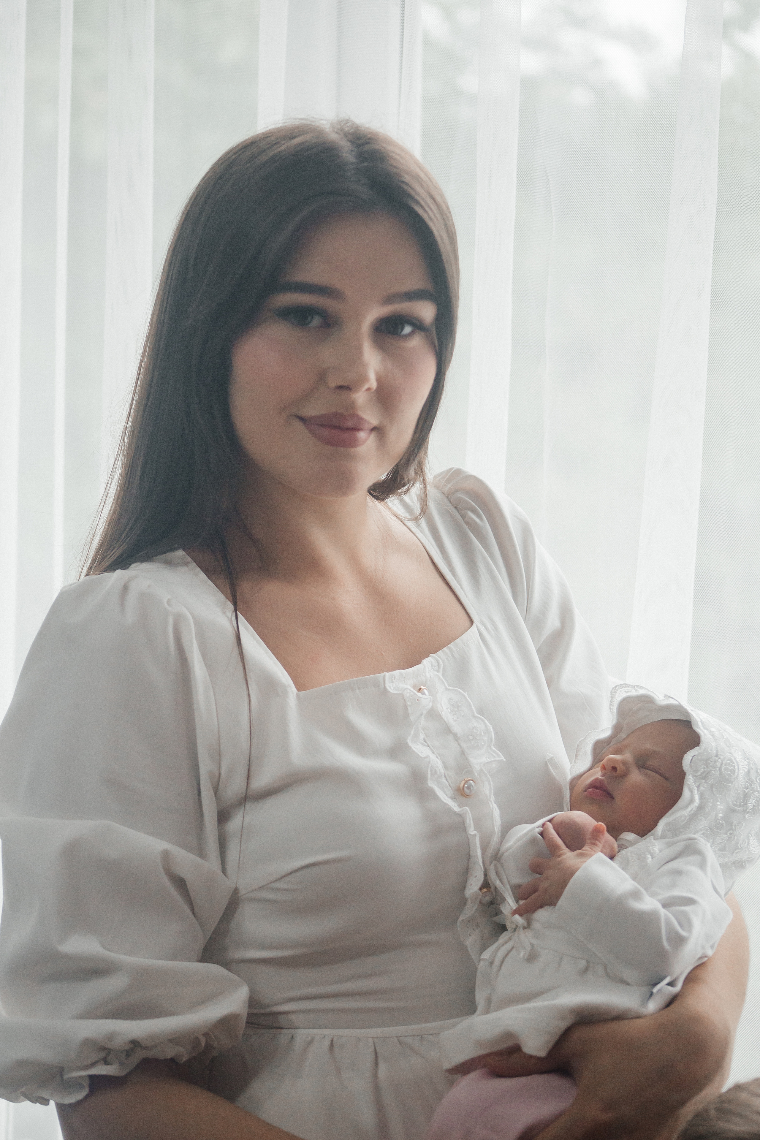 Домашняя фотосессия после выписки из роддома Пятигорск. Фотограф Ставрополь Пятигорск Елизавета Дарина