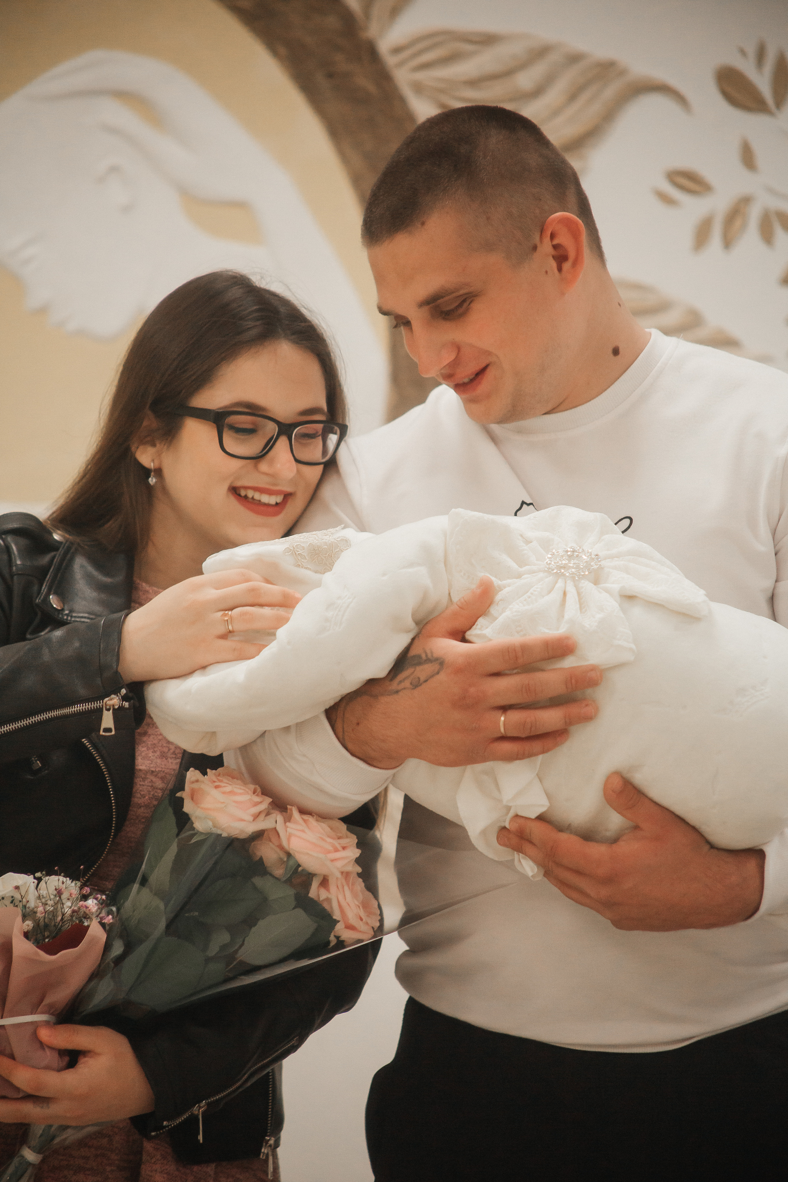 Домашняя фотосессия после выписки из роддома Ставрополь. Фотограф Ставрополь Пятигорск Елизавета Дарина