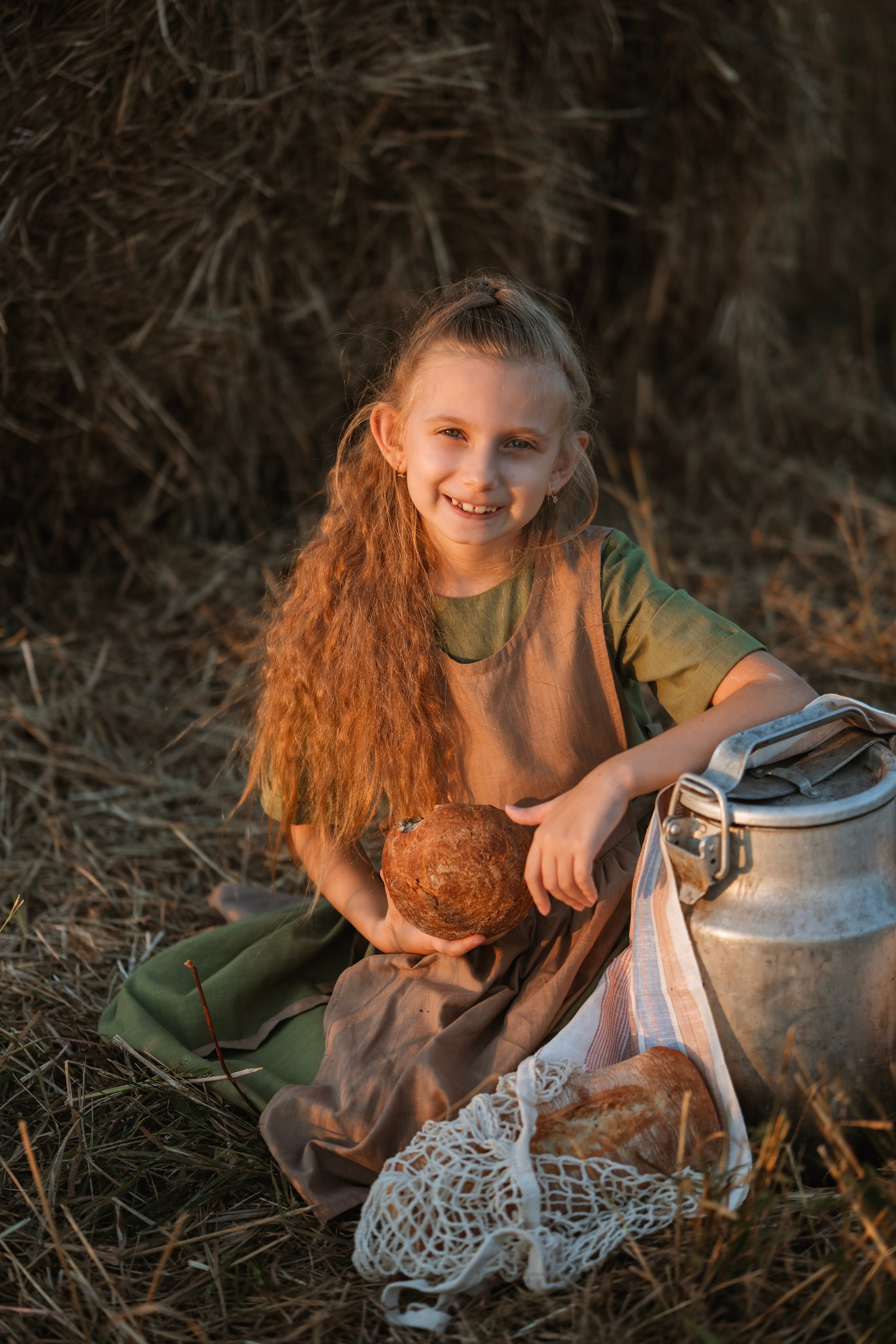По полюшку. Фотограф новорожденных в Брянске Анжелика Прохоренкова