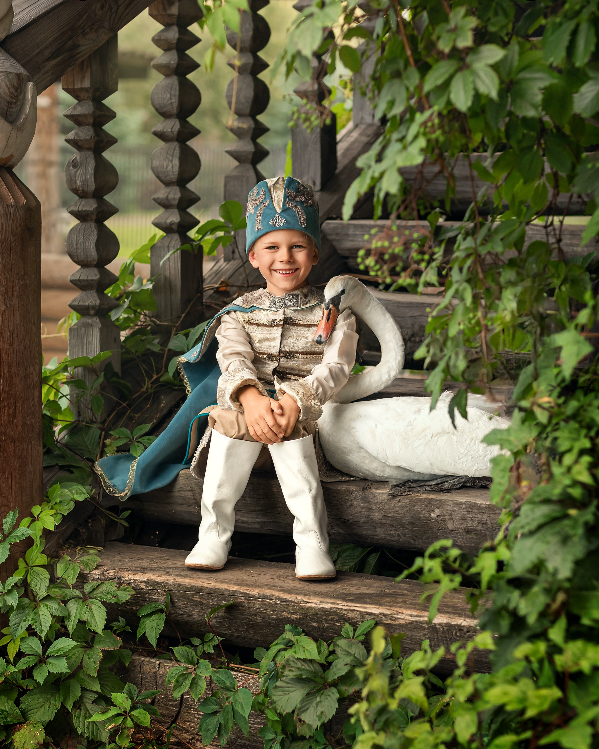 Семейная съемка с животными. Детский и семейный фотограф Елена Михайлова в Москве