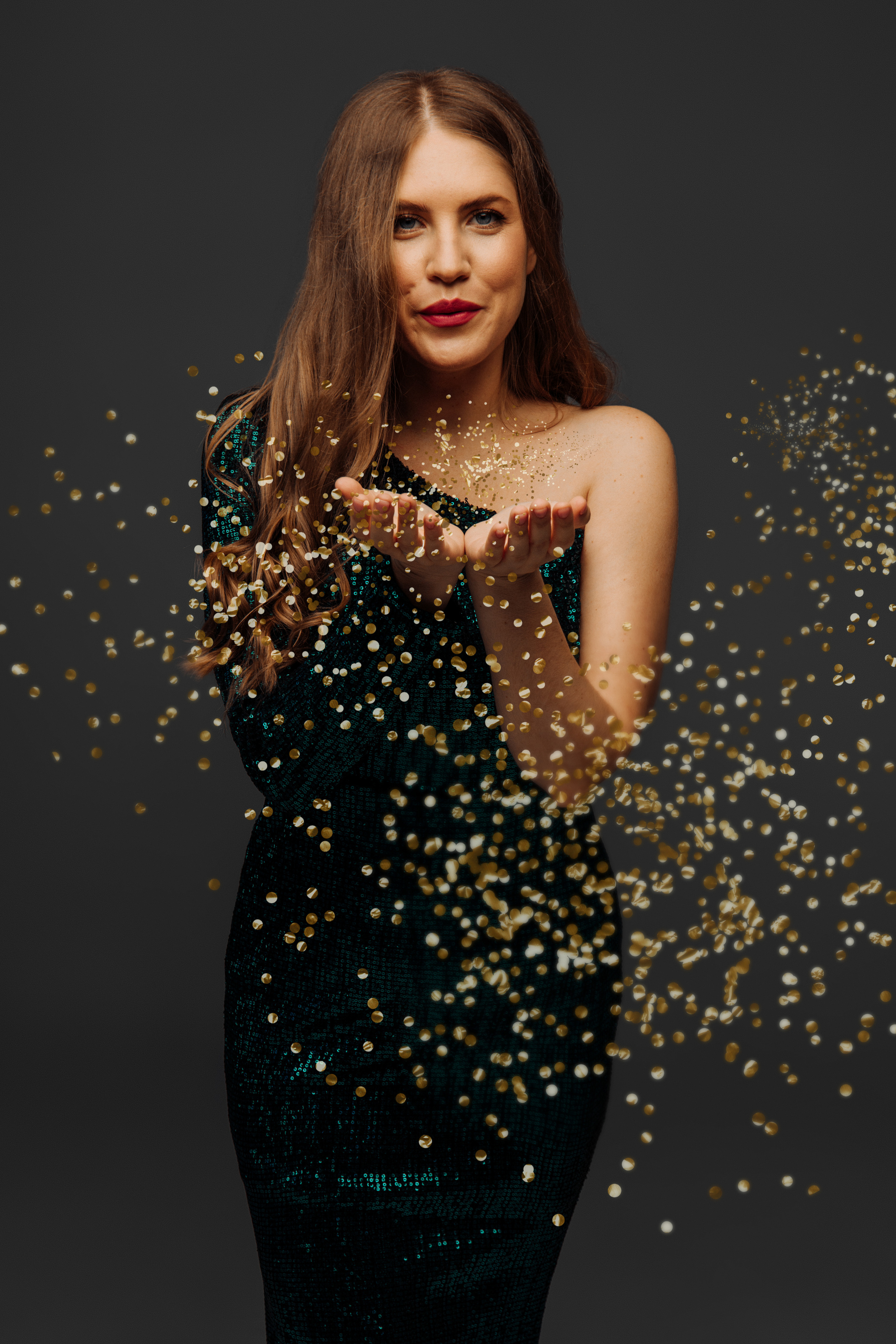 Новогодняя съемка Марины. Фотограф женского портрета, беременности и материнства Харькова Елена