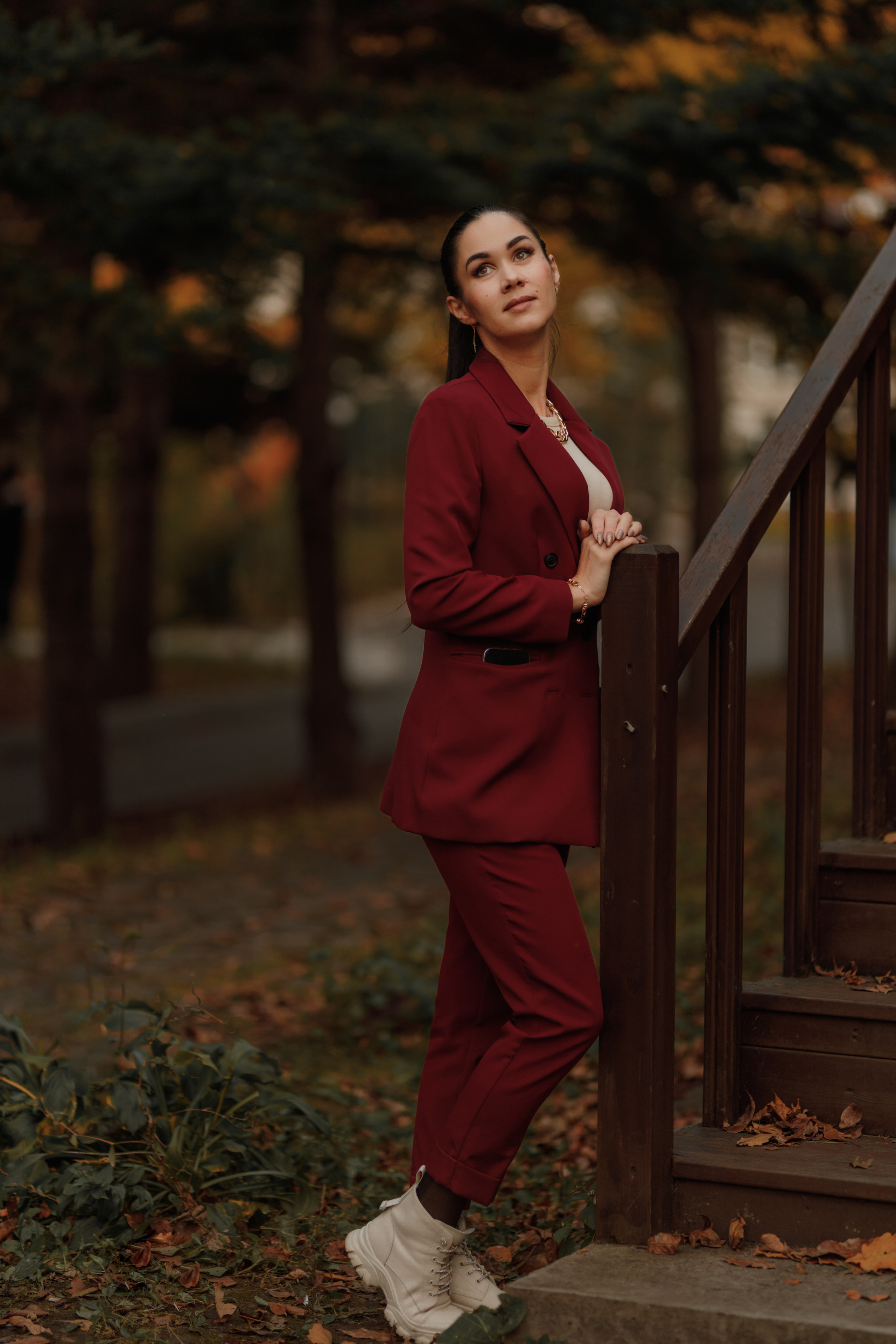 Анна, осенняя фотопрогулка. Фотограф женского портрета, беременности и материнства Харькова Елена