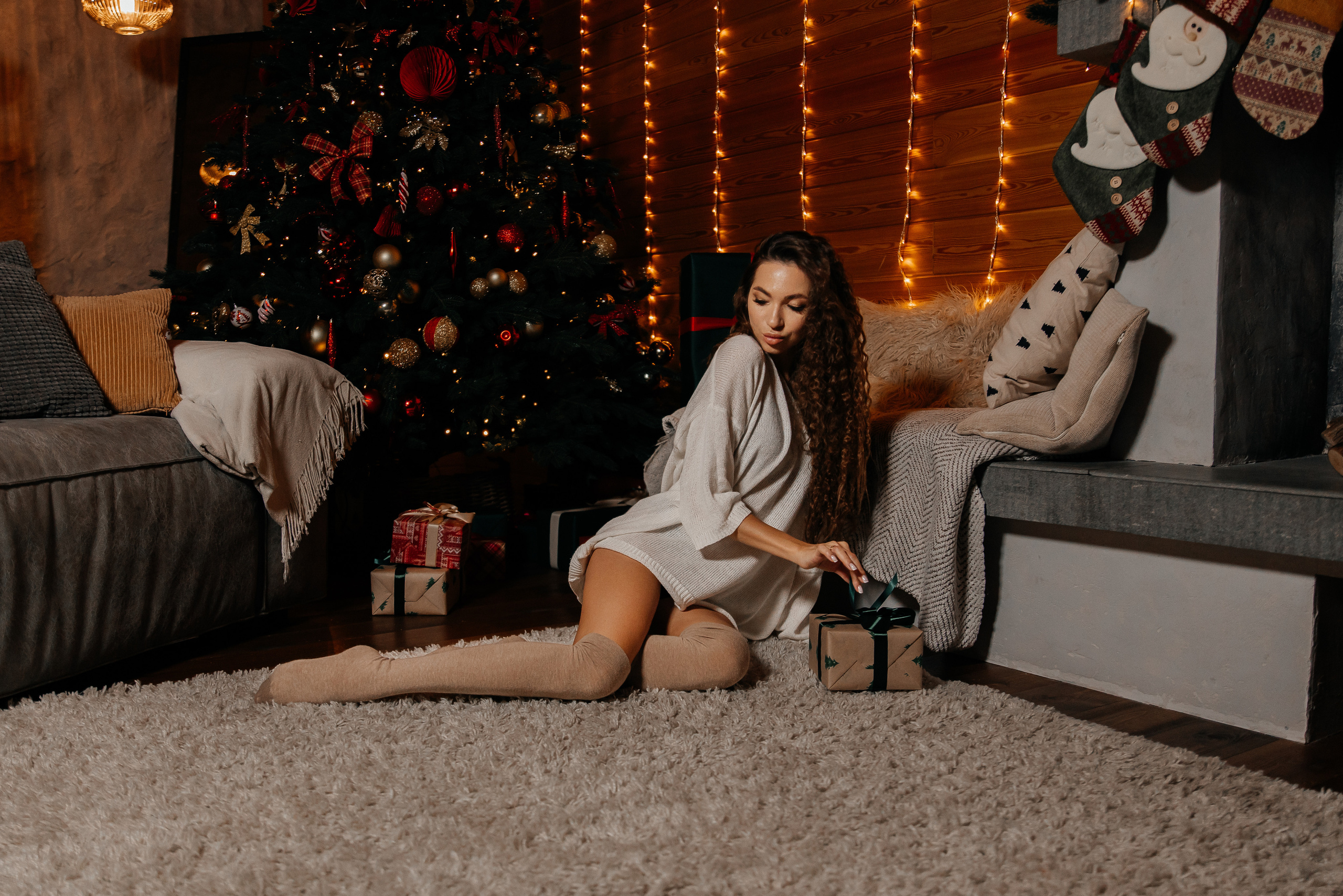 Новогодние фотосессии. Фотограф женского портрета, беременности и материнства Харькова Елена