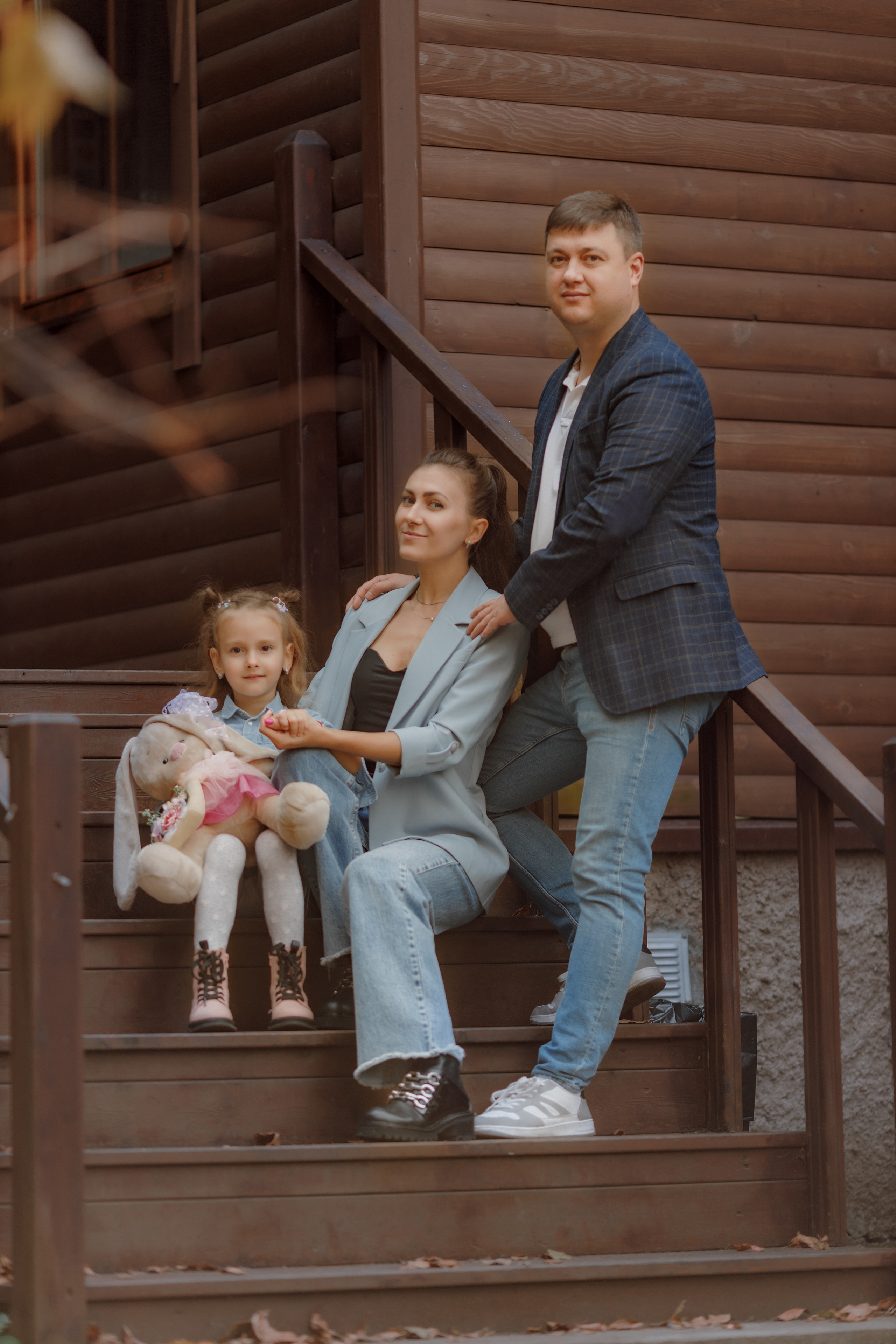 Юлия с семьей. Фотограф женского портрета, беременности и материнства Харькова Елена