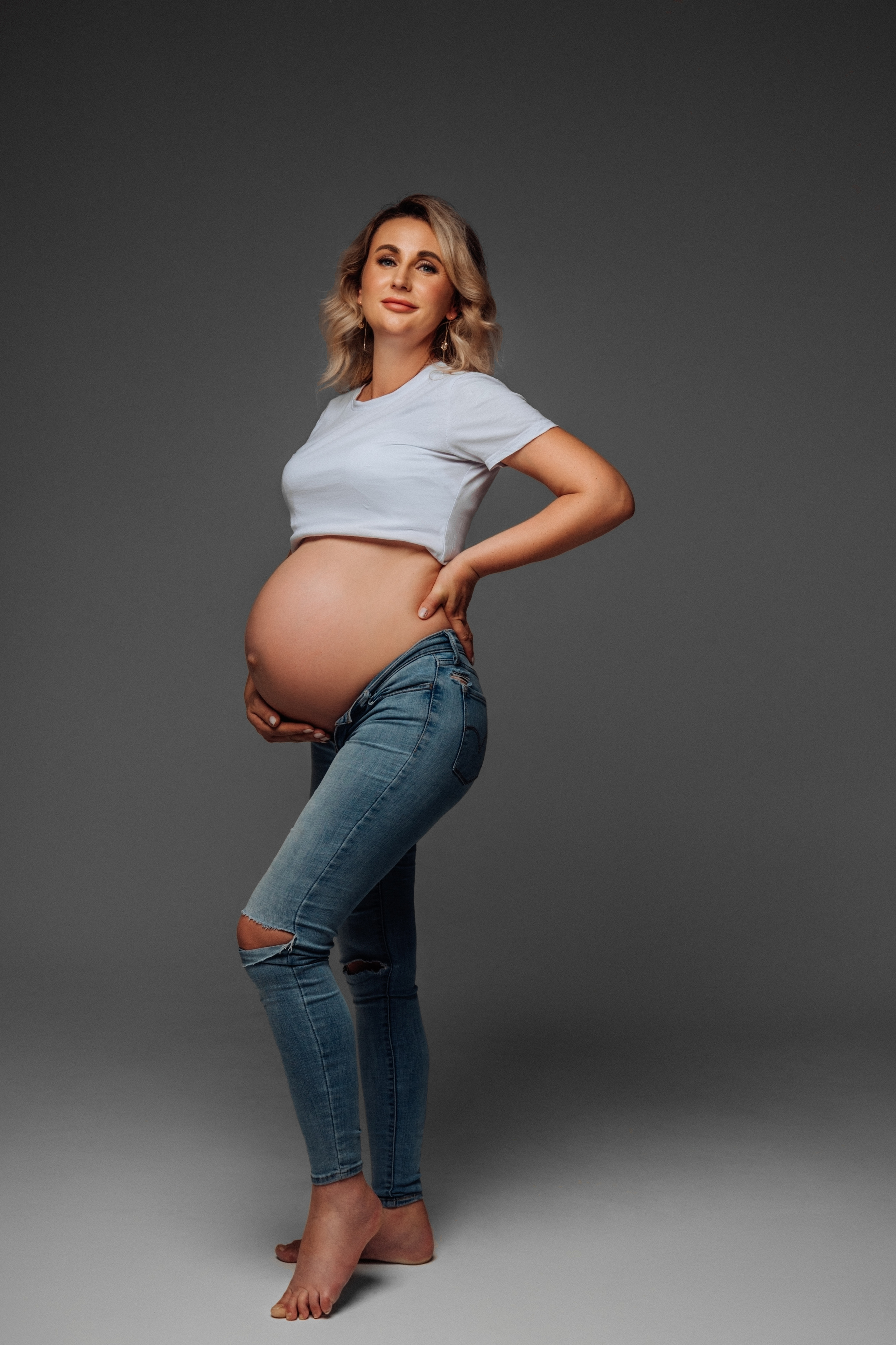 Анастасия с семьей. Фотограф женского портрета, беременности и материнства Харькова Елена