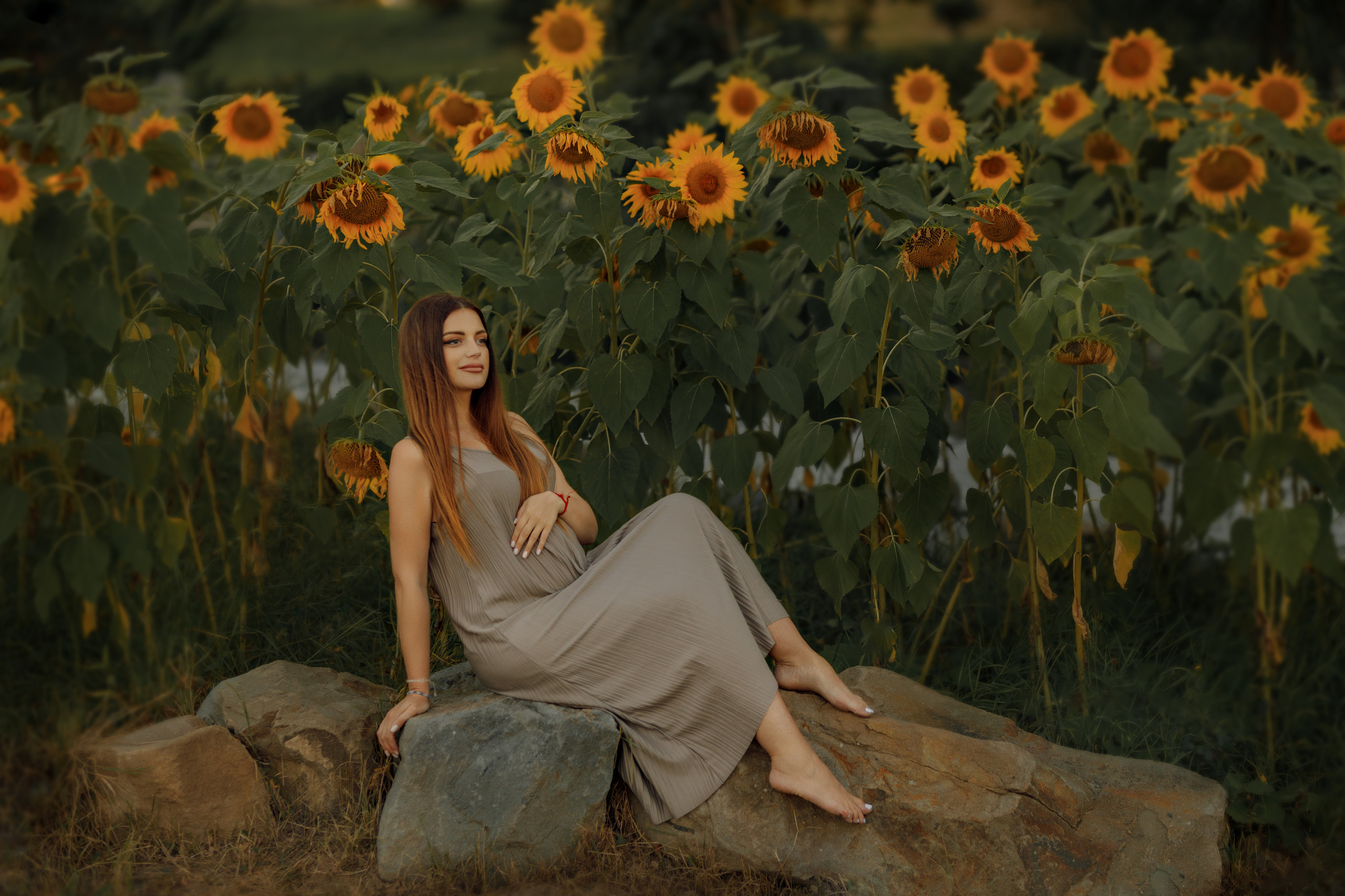 Анна, фотосессия беременности в Парке Озера. Фотограф женского портрета, беременности и материнства Харькова Елена