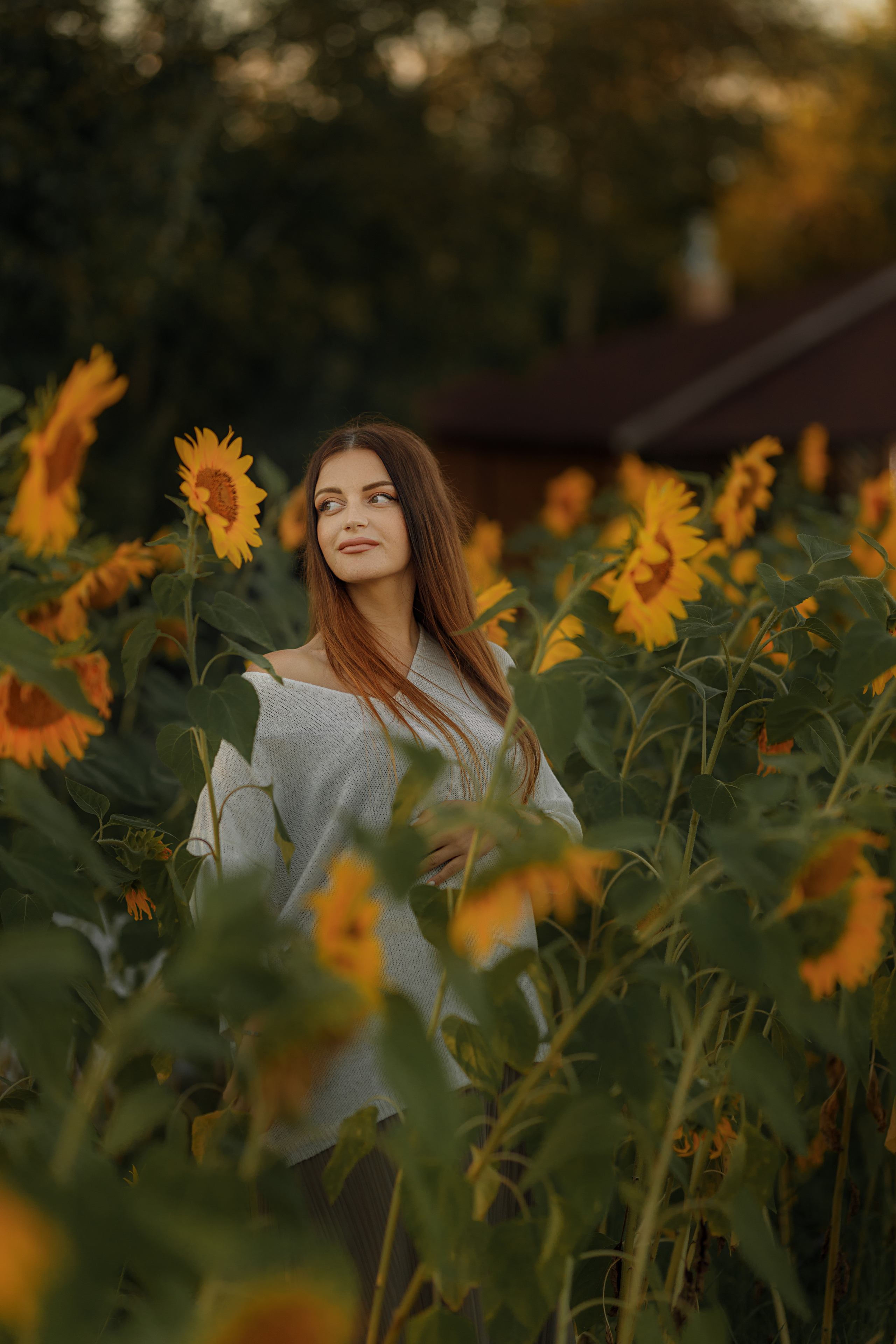 Анна, фотосессия беременности в Парке Озера. Фотограф женского портрета, беременности и материнства Харькова Елена