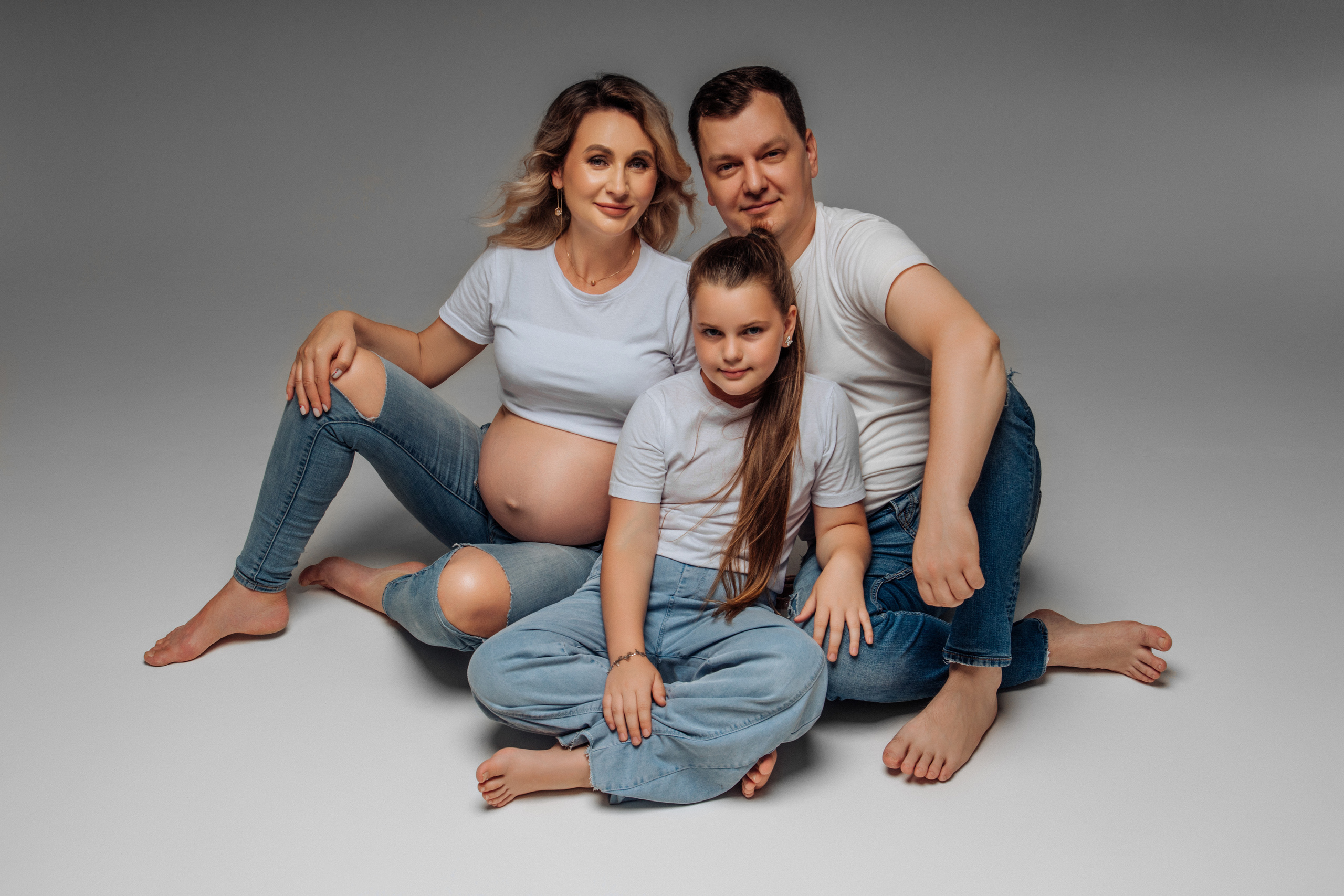 Семейная съемка Vogue. Фотограф женского портрета, беременности и материнства Харькова Елена