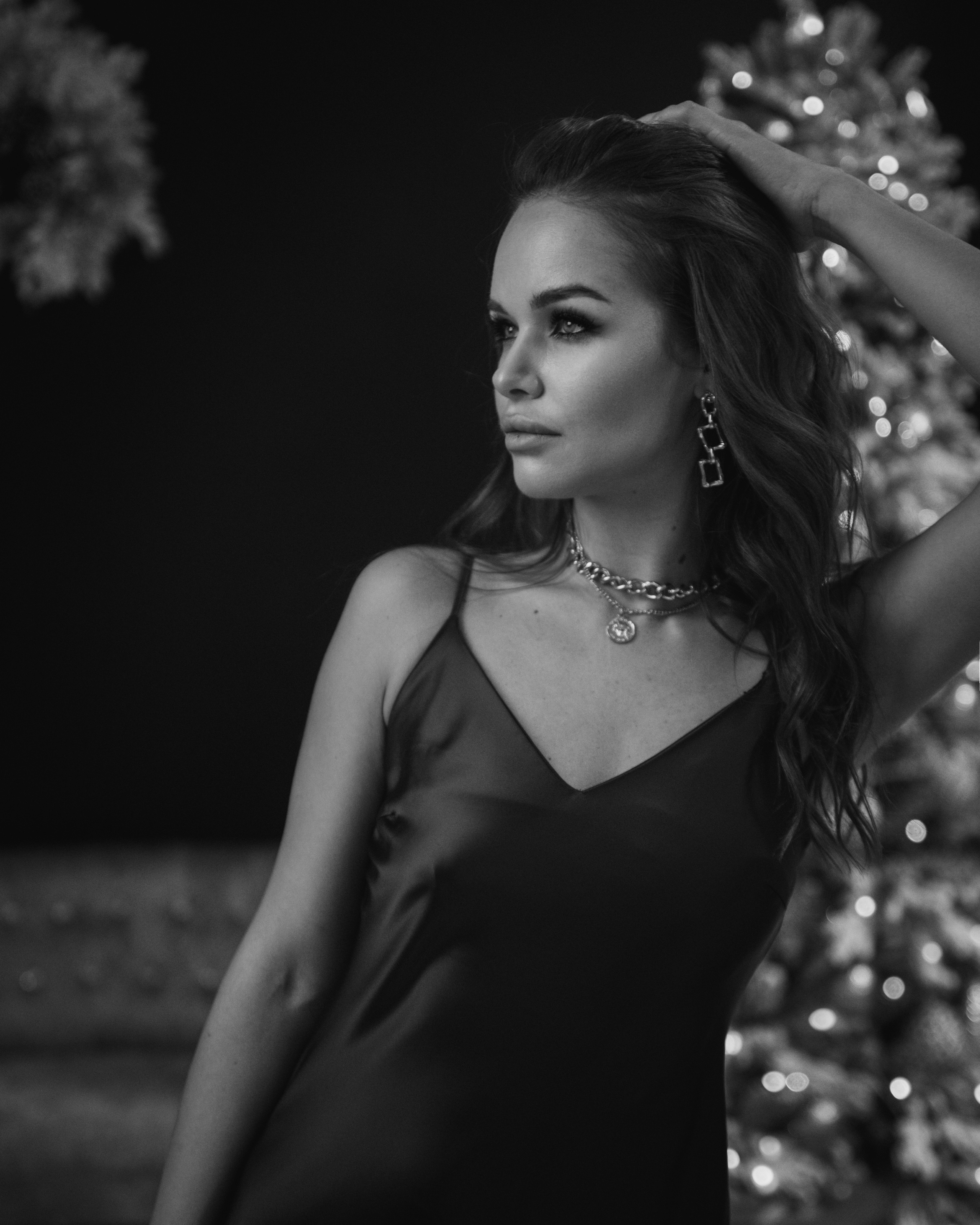 Новогодняя съемка Марины. Фотограф женского портрета, беременности и материнства Харькова Елена