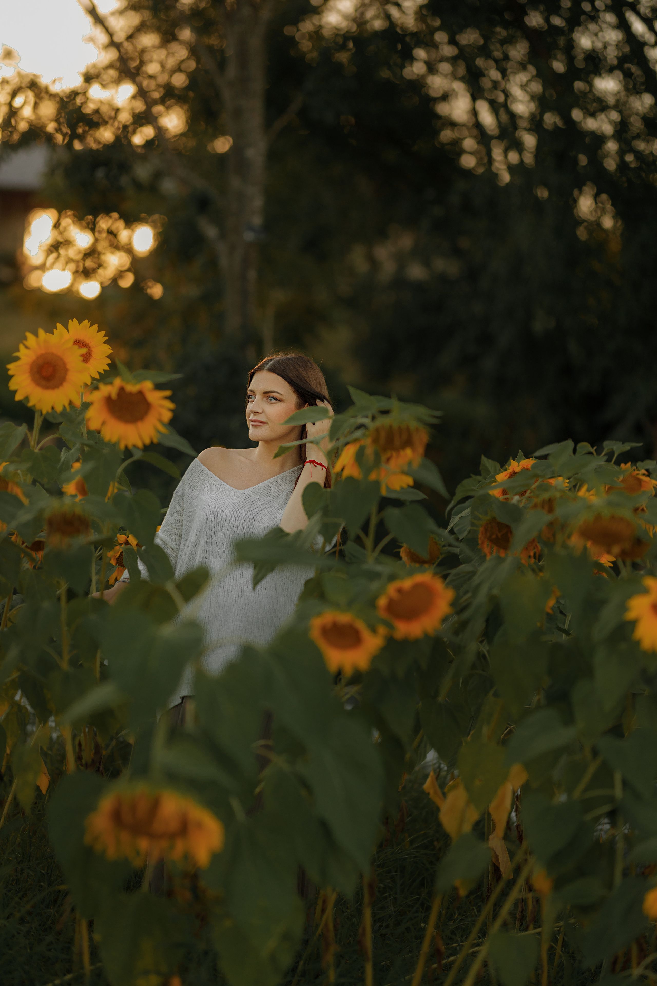 Анна, фотосессия беременности в Парке Озера. Фотограф женского портрета, беременности и материнства Харькова Елена