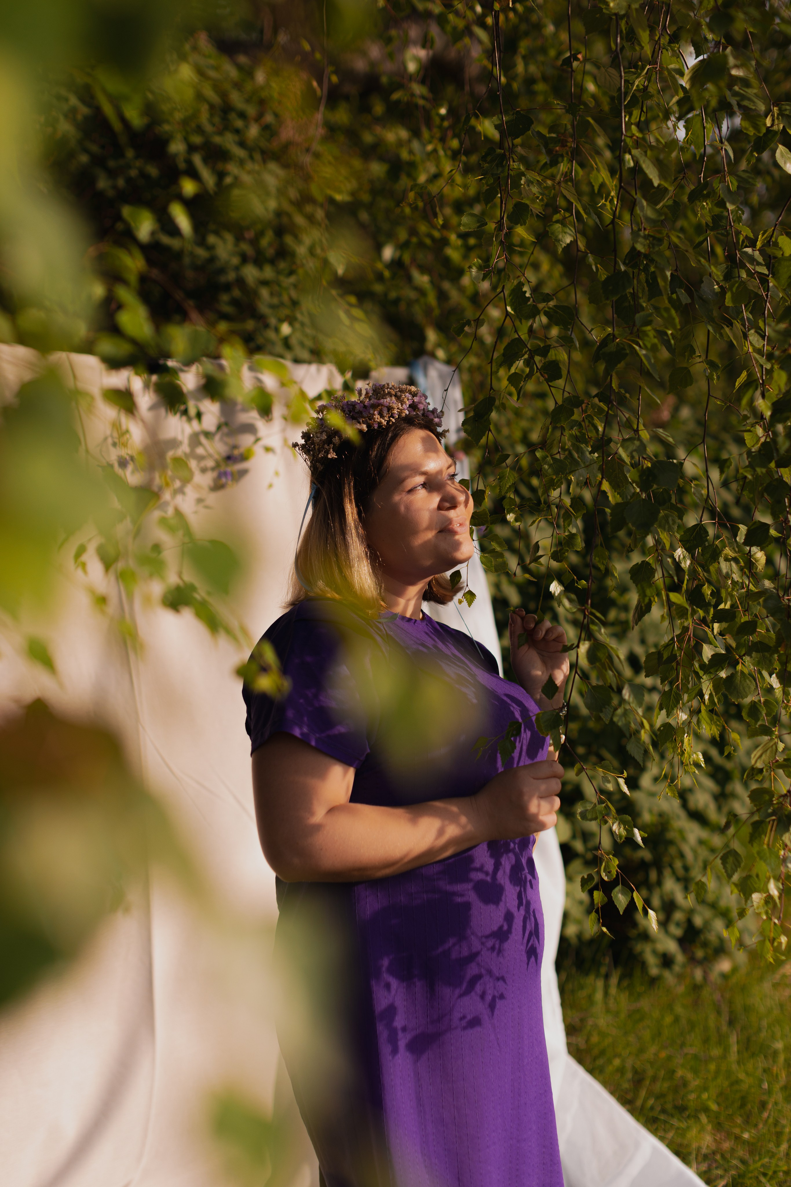 Мк Сирень на зеркале (девичник в парке). Анастасия Ракчеева Художник