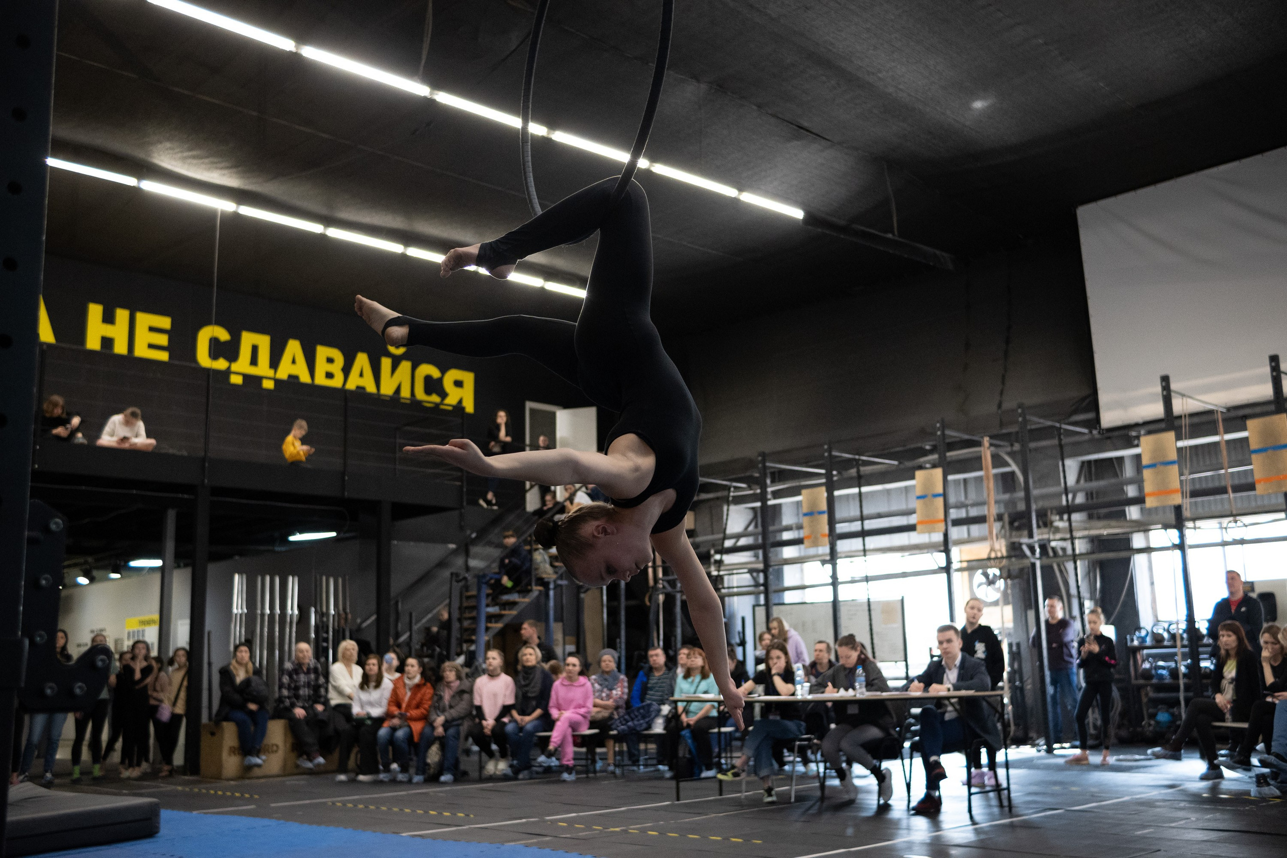 Внутриклубные соревнования по воздушной гимнастике 02.04.23