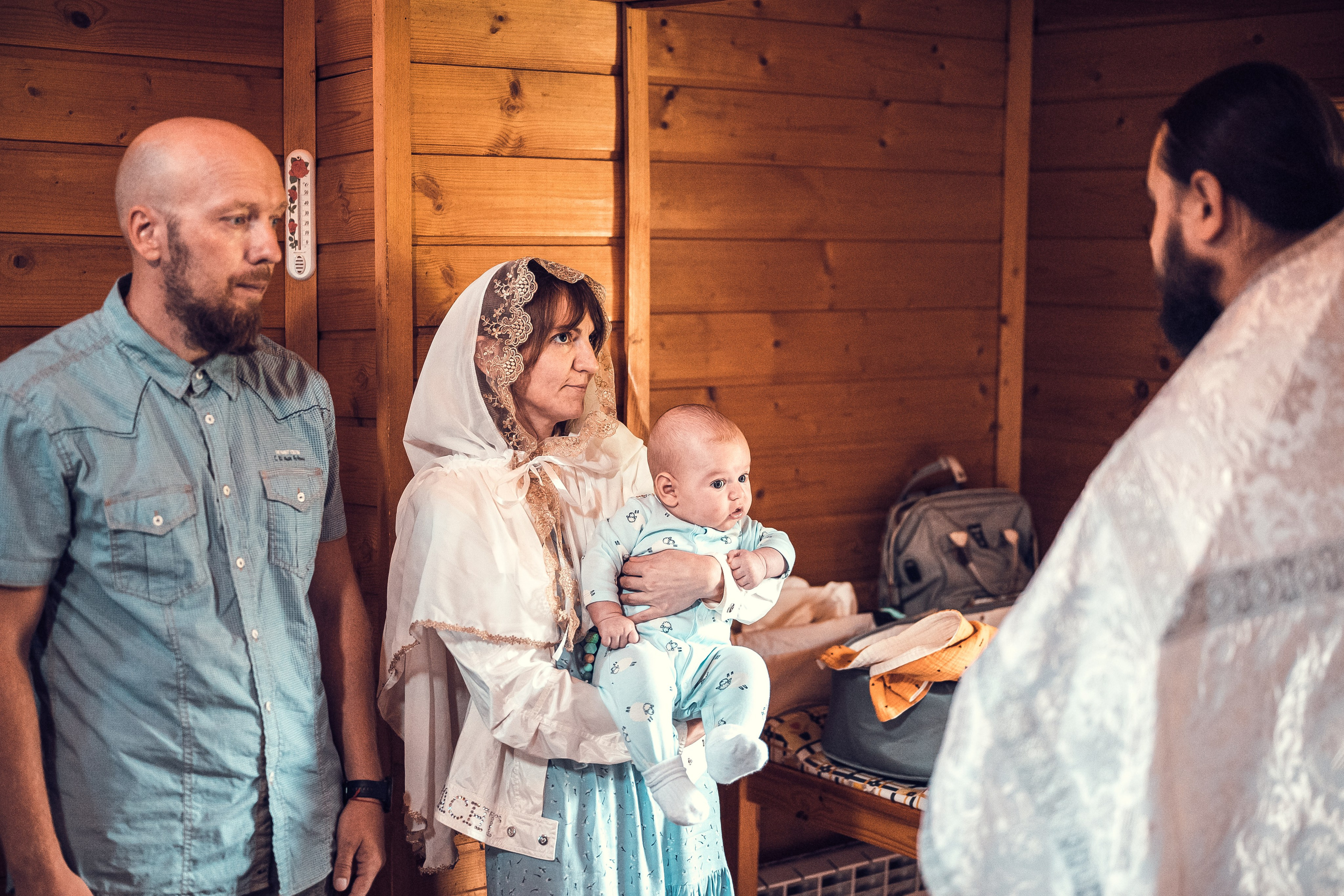 Крещение Павла. Семейный и детский фотограф Москва
