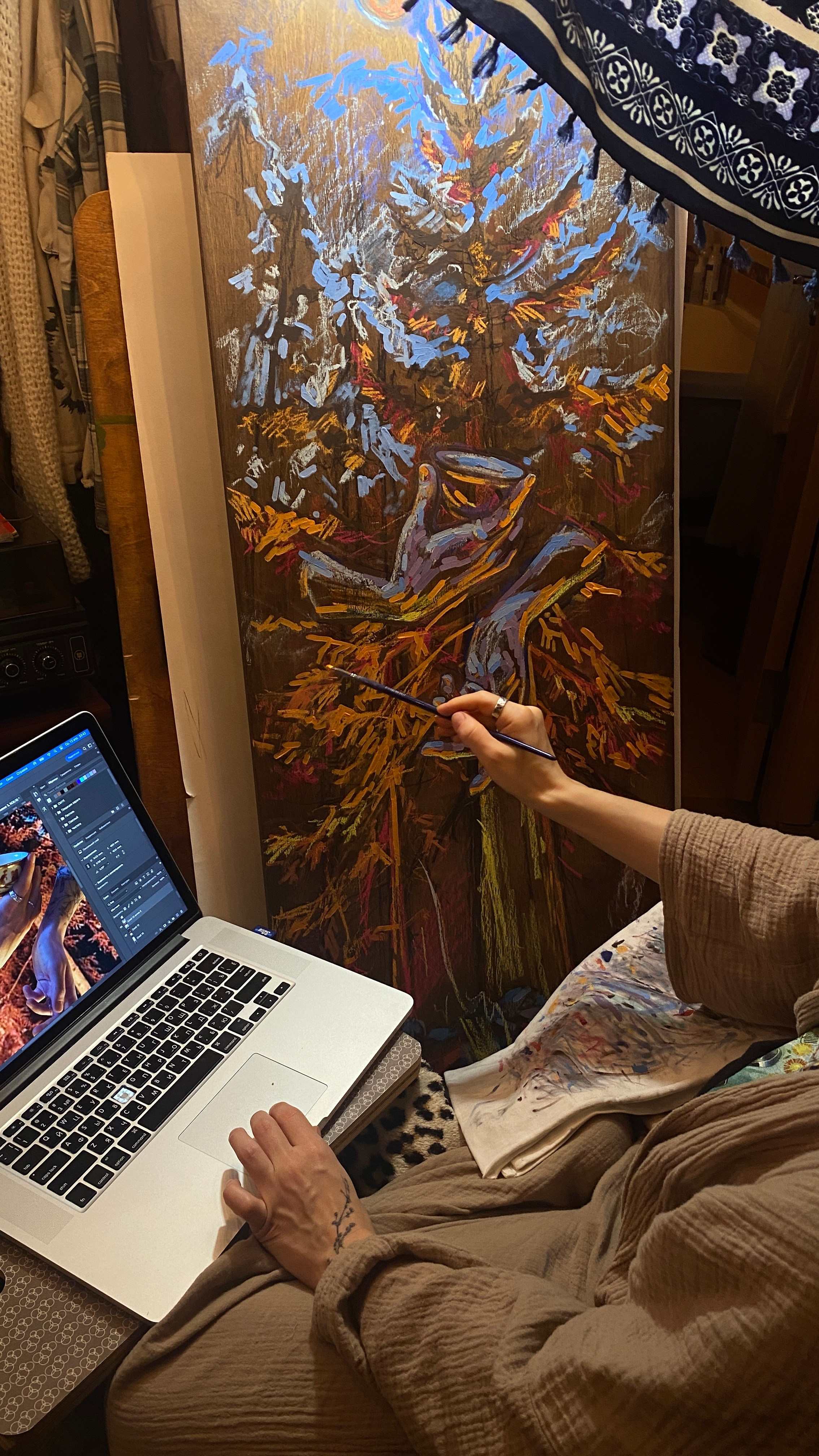 Чайная картина. Саша Гдетотам