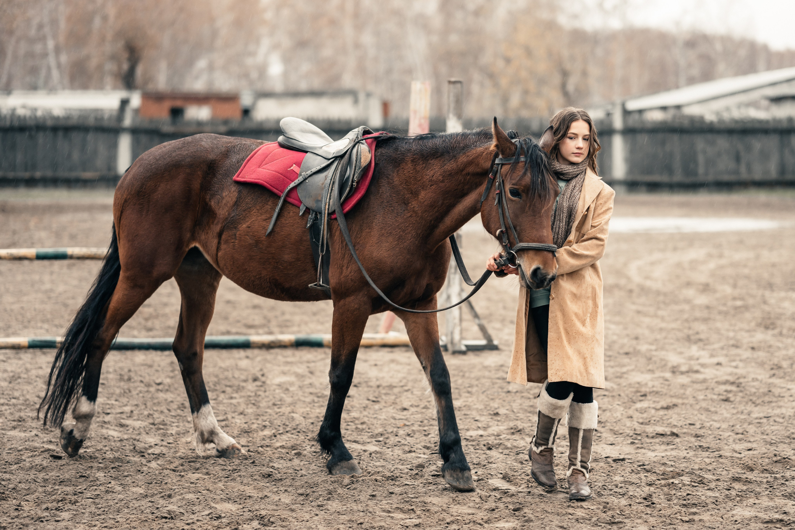 На конюшне. Belichev45foto.ru