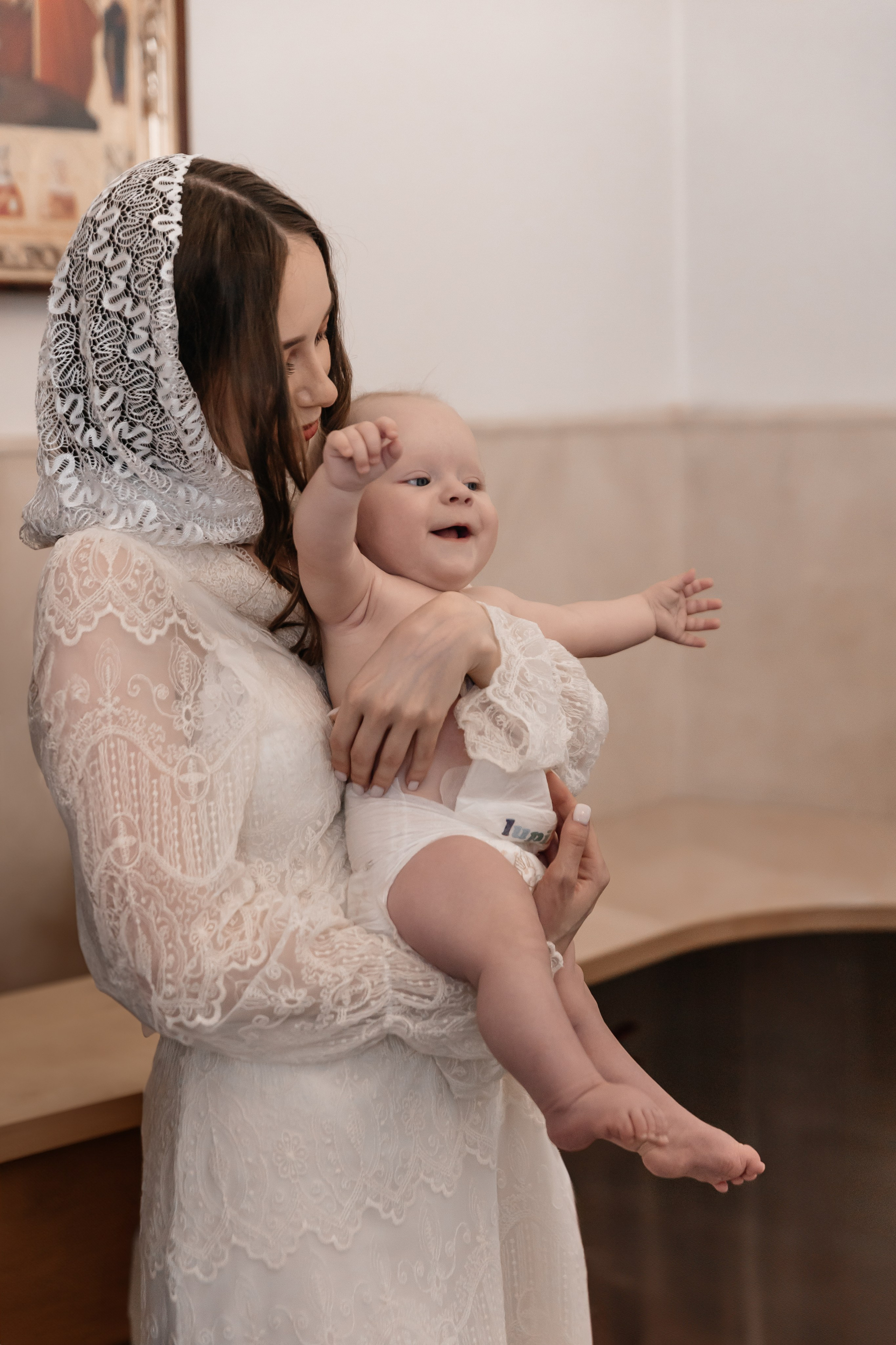 Крещение Адель. Семейный фотограф Минск Усова Ольга