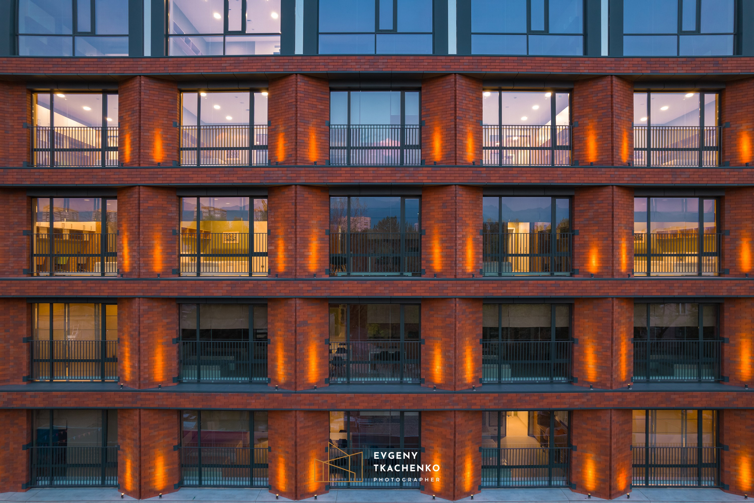 Общежитие университета NarXoz в Алматы. Архитектурный и интерьерный фотограф в Казахстане