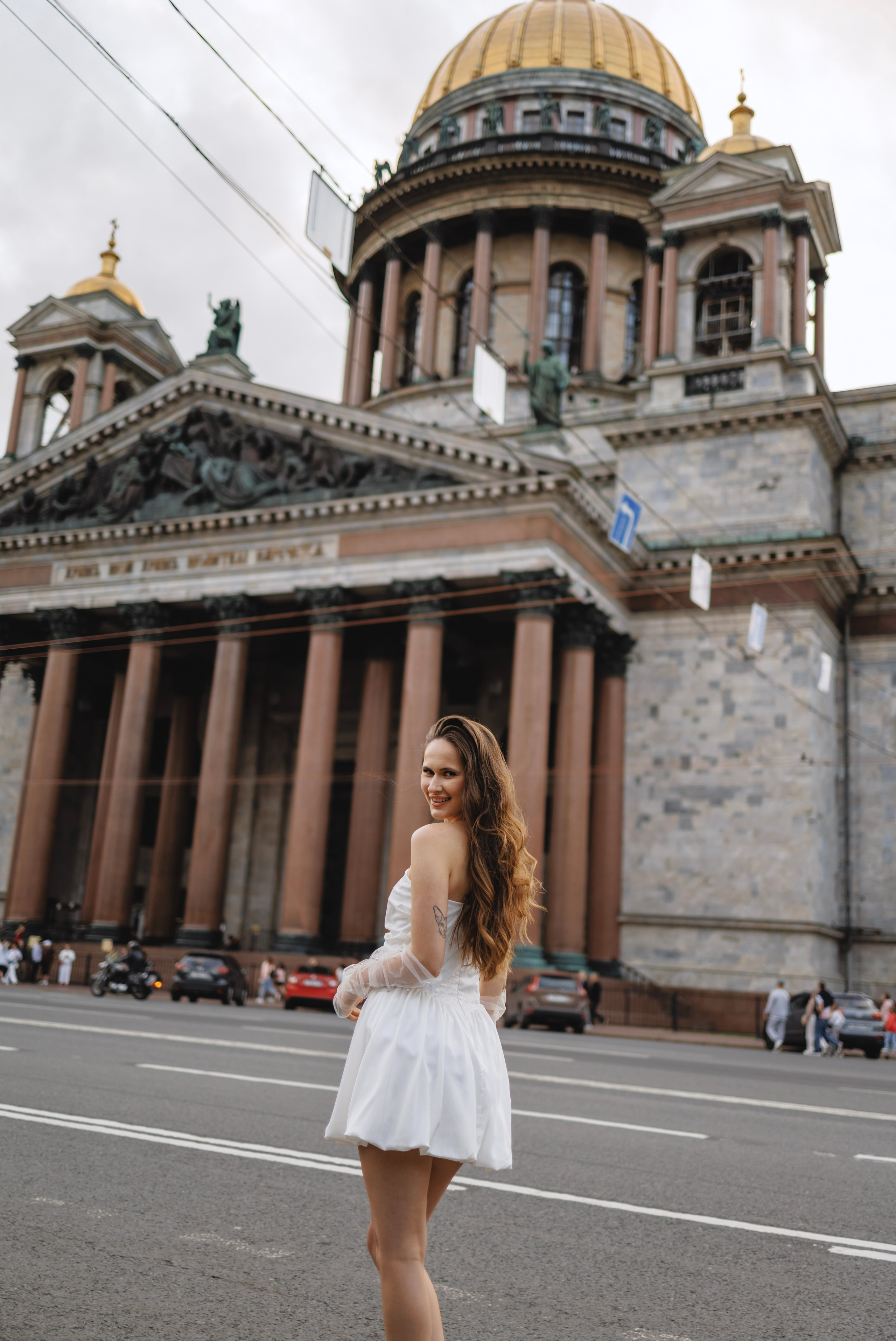 Руслан и Виолетта — Исаакий, Зимняя канавка. Боженова Елена фотограф Санкт-Петербург