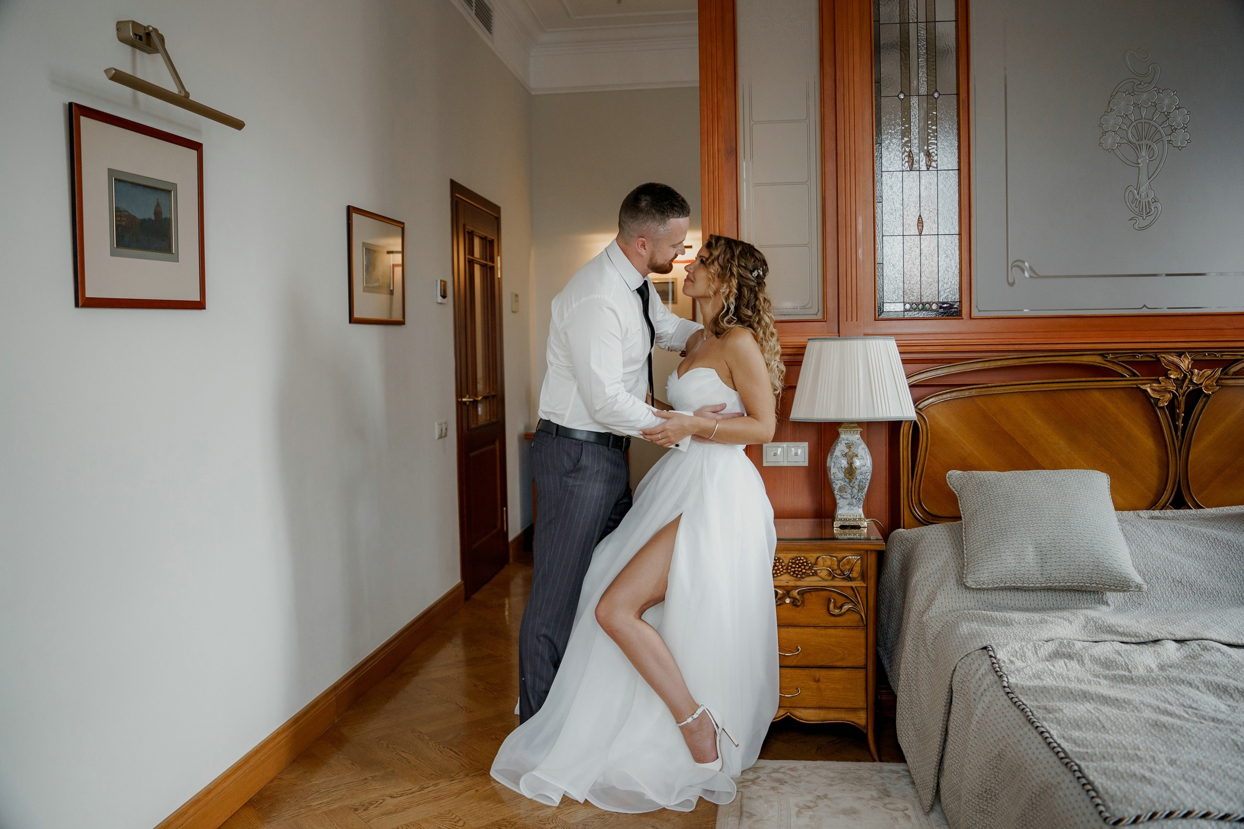 Свадебная фотосессия в отеле Russo-Balt