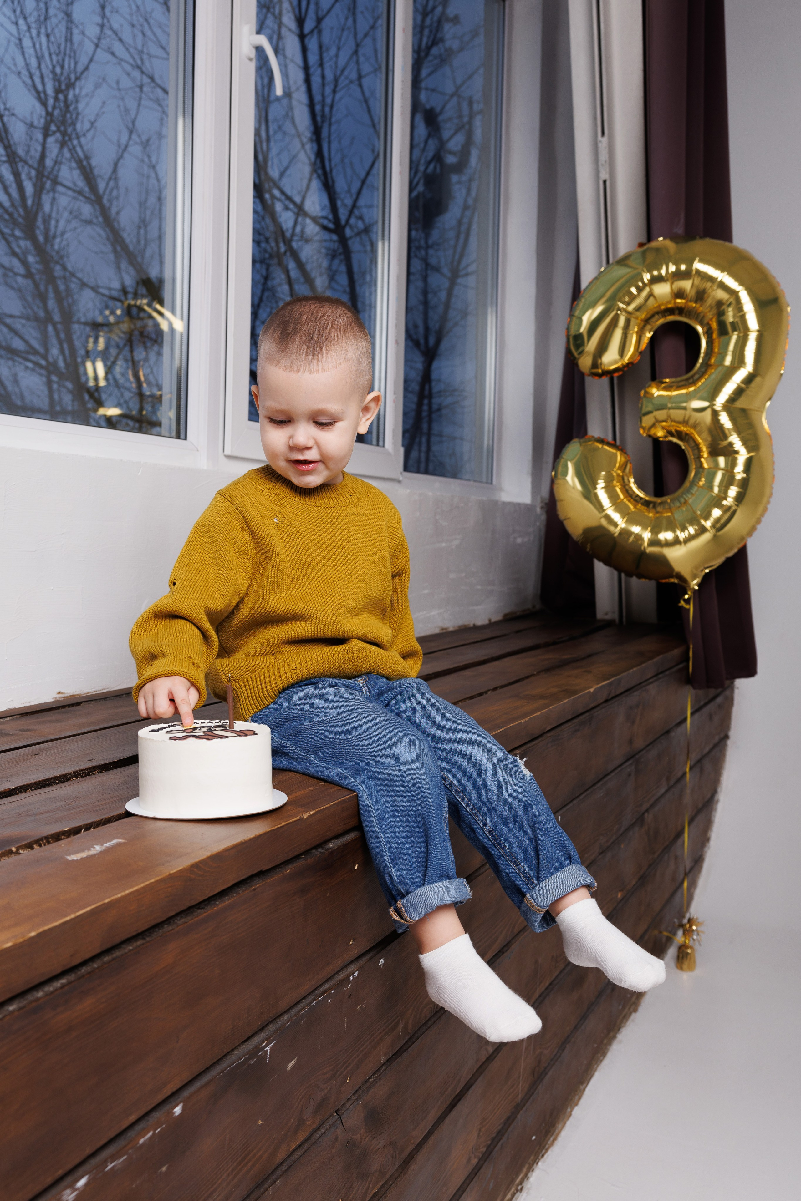 На циклораме