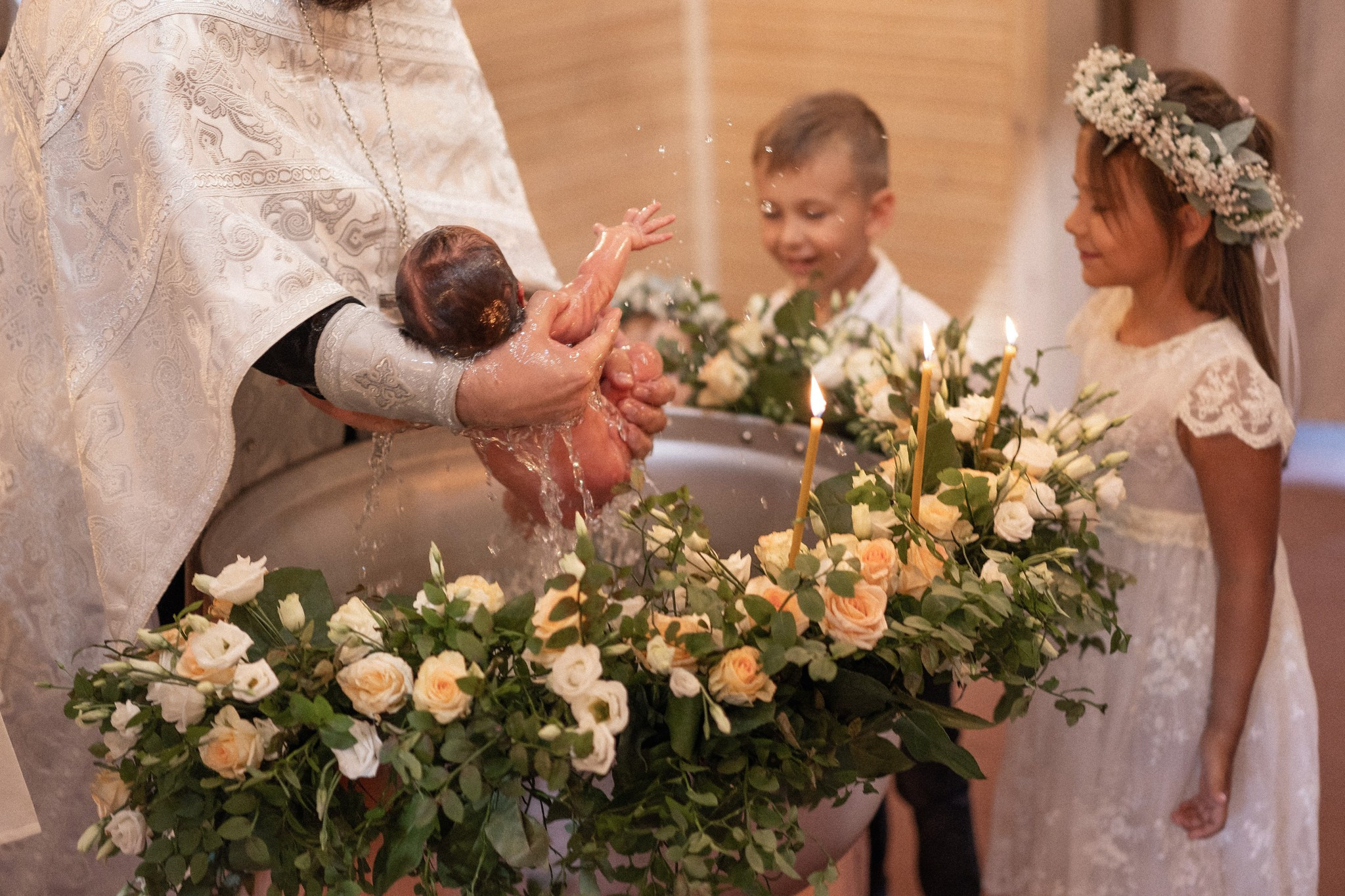 Крещение. Ольга Курдюмова, Фотограф новорожденных и деток до года в Москве