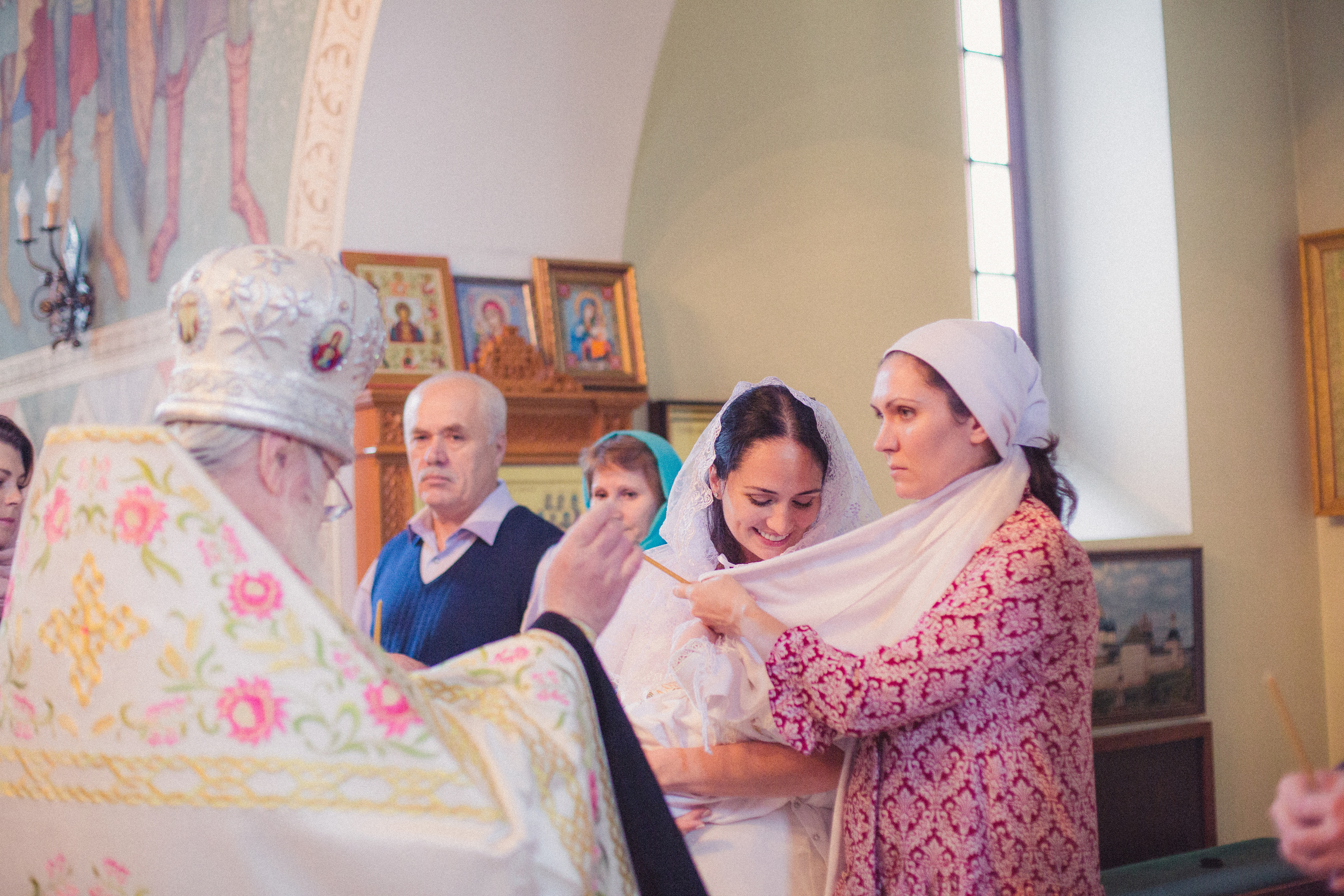 Крещение. Ольга Курдюмова, Фотограф новорожденных и деток до года в Москве