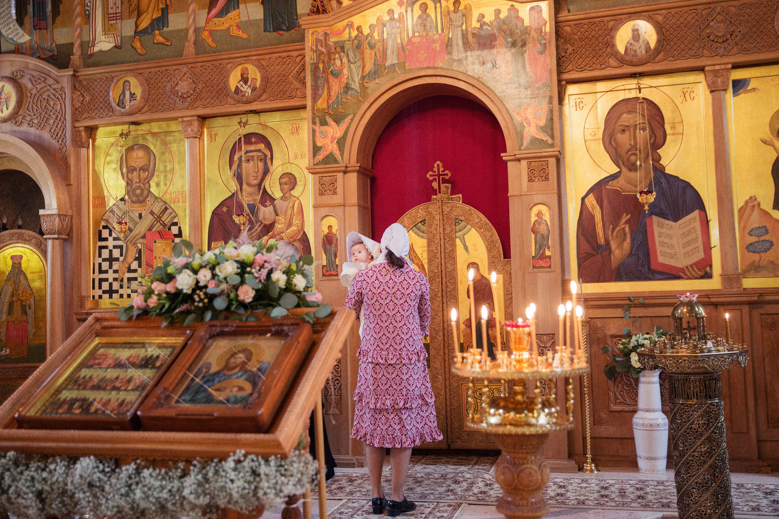Крещение. Ольга Курдюмова, Фотограф новорожденных и деток до года в Москве
