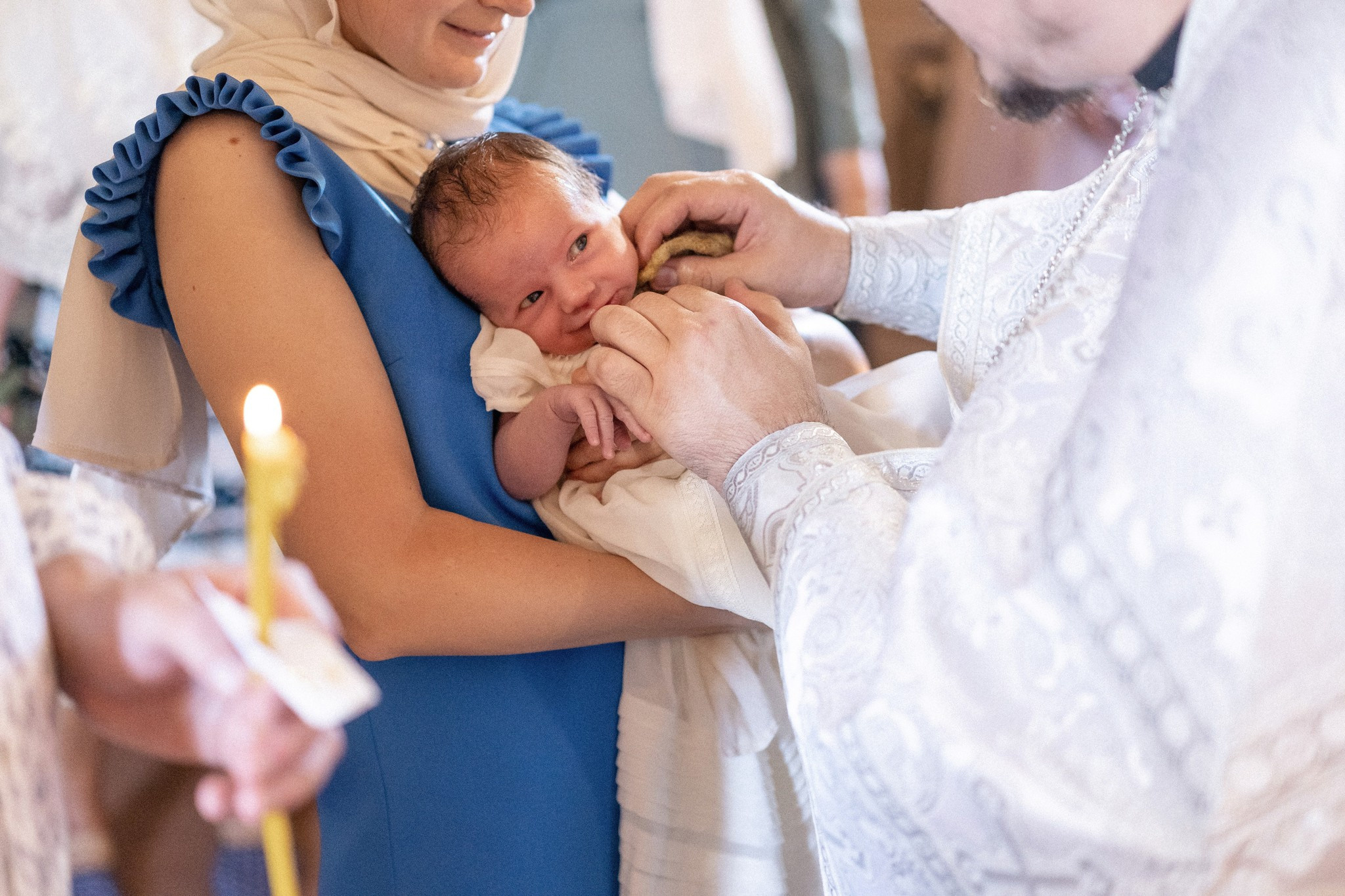 Крещение. Ольга Курдюмова, Фотограф новорожденных и деток до года в Москве