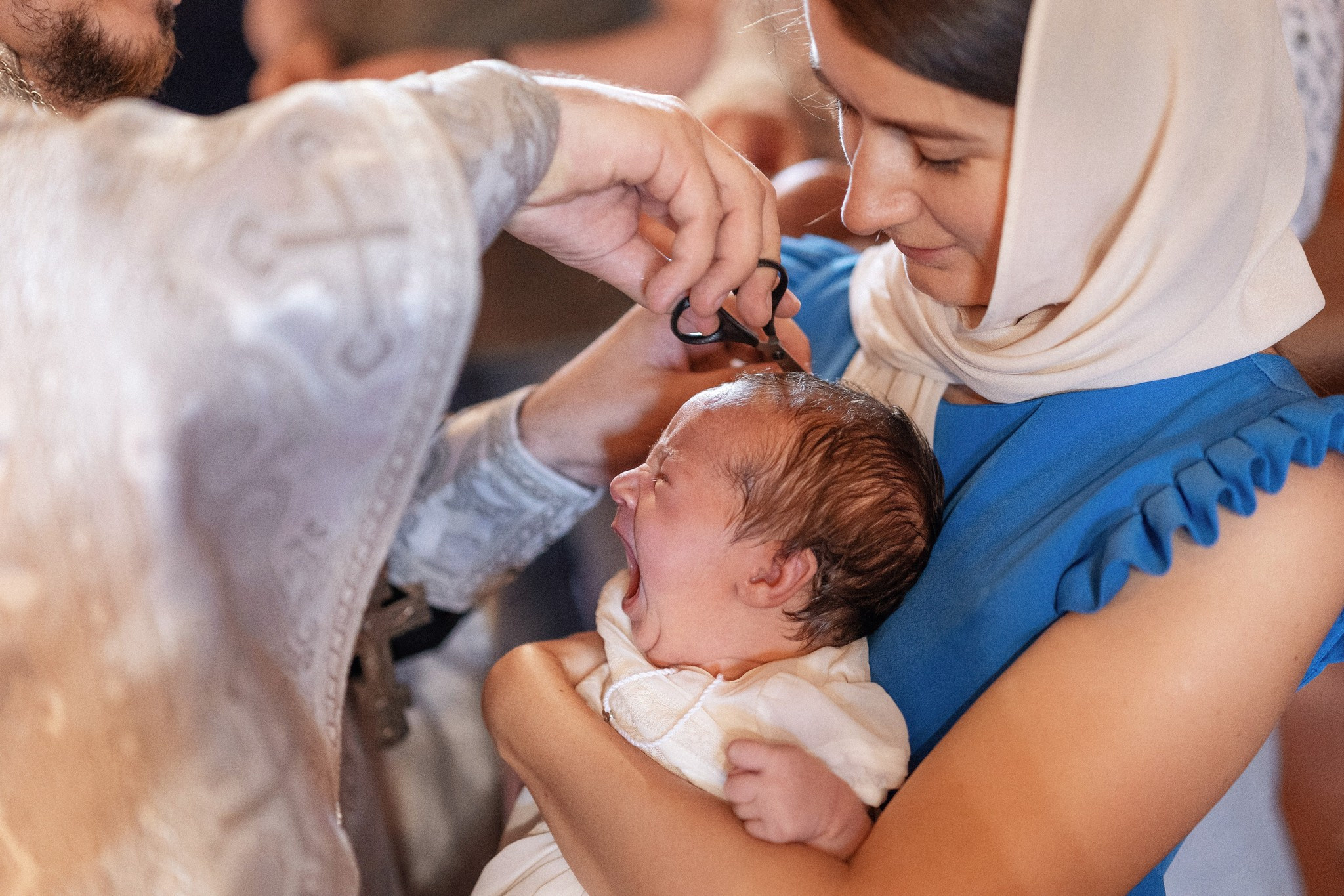 Крещение. Ольга Курдюмова, Фотограф новорожденных и деток до года в Москве