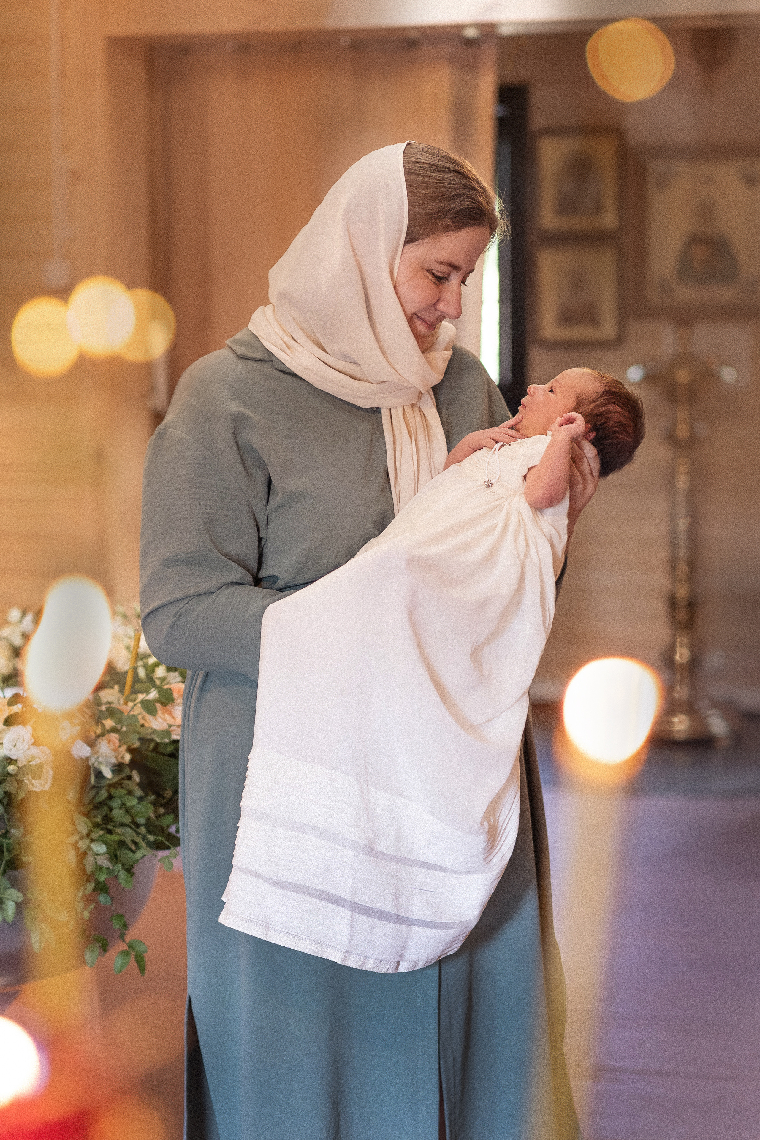 Крещение. Ольга Курдюмова, Фотограф новорожденных и деток до года в Москве