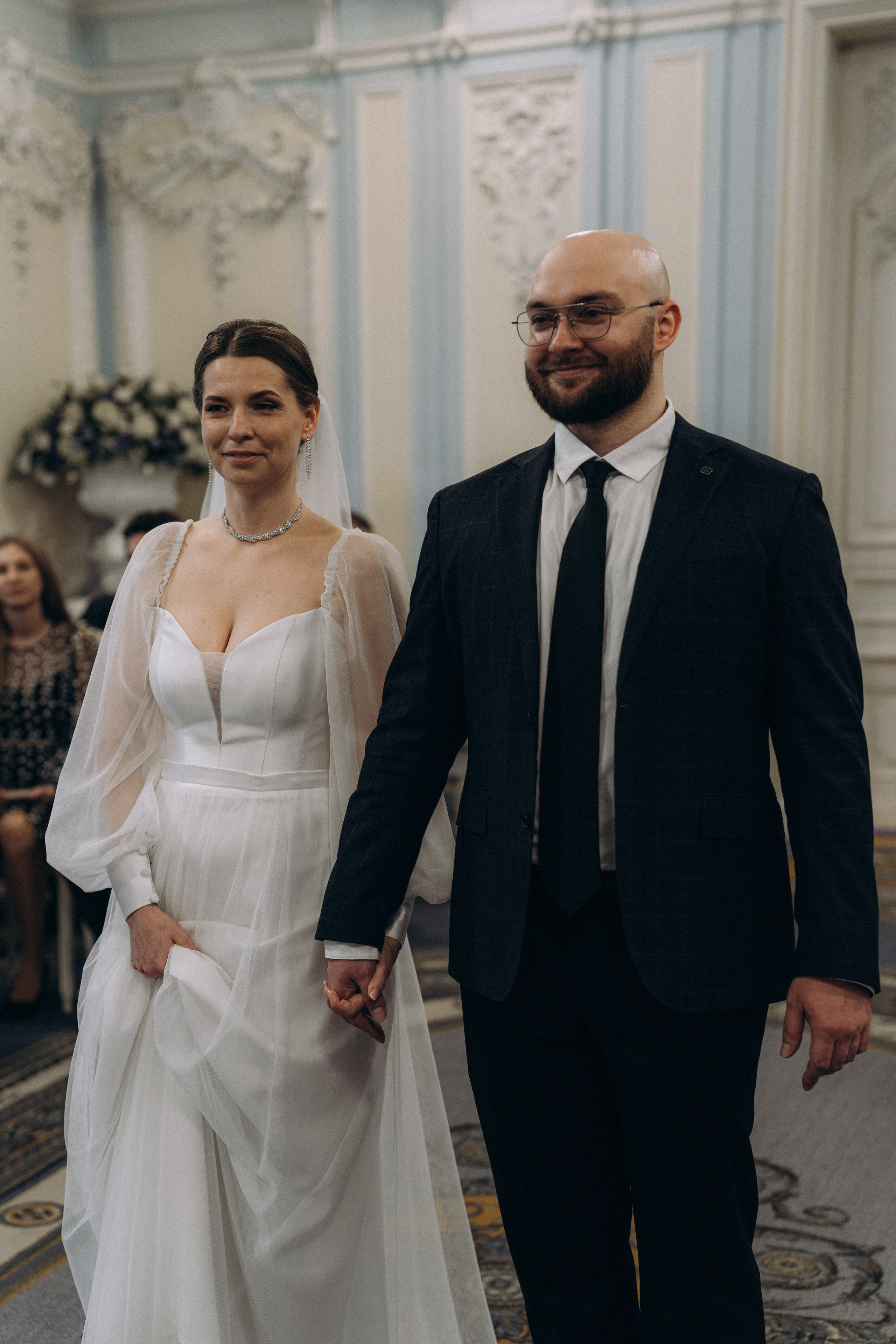 СВАДЕБНАЯ СЬЕМКА ВО ВТОРОМ ДВОРЦЕ (ДЕКАБРЬ) ТАКЖЕ СЬЕМКА В СТУДИИ НА ЧЕРНЫШЕВСКОЙ. Профессиональный фотограф, Санкт-Петербург — Виктория Богомолова