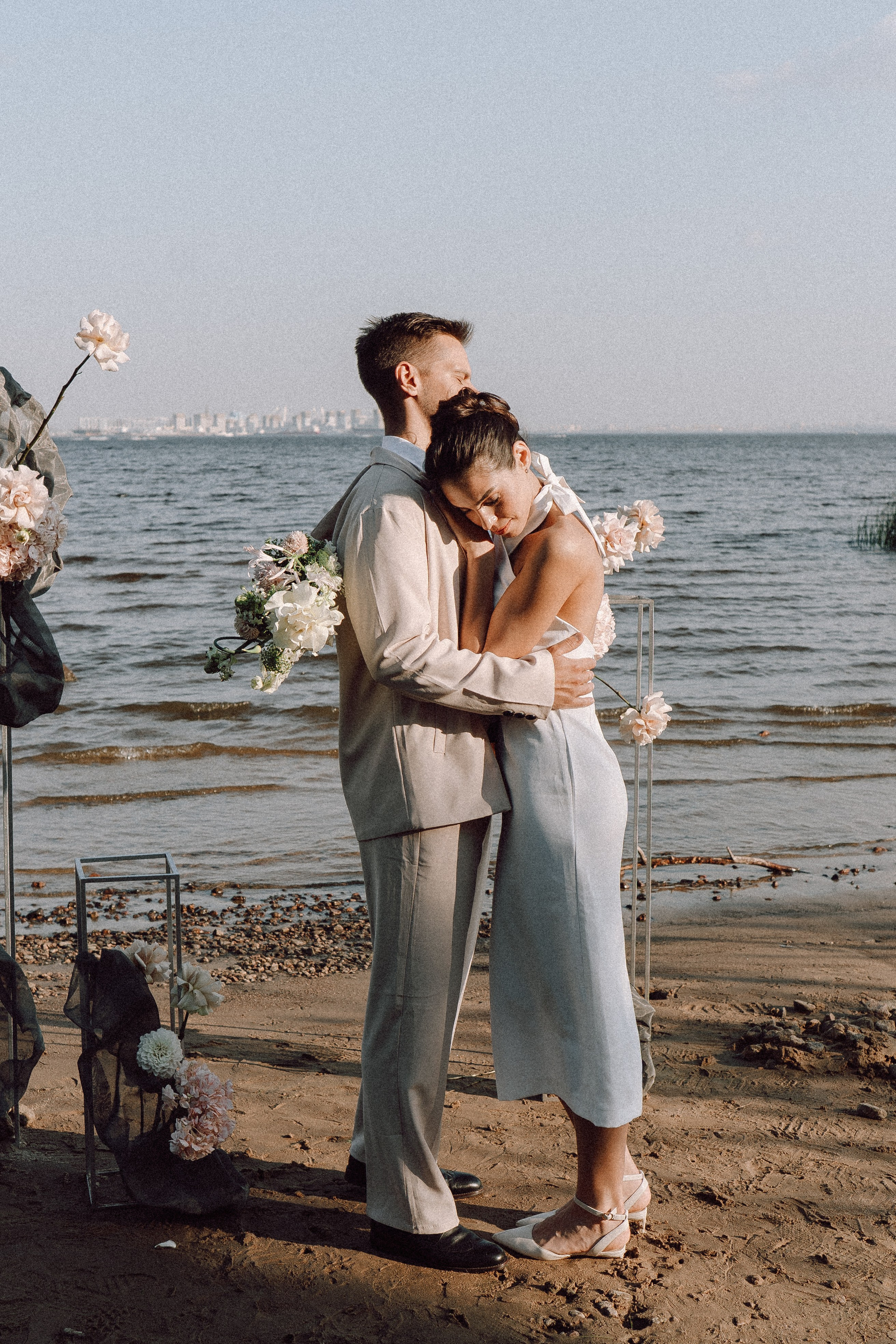СВАДЕБНАЯ ФОТОСЕССИЯ ВЫЕЗДНОЙ ЦЕРЕМОНИИ (ФИНСКИЙ ЗАЛИВ). Профессиональный фотограф, Санкт-Петербург — Виктория Богомолова