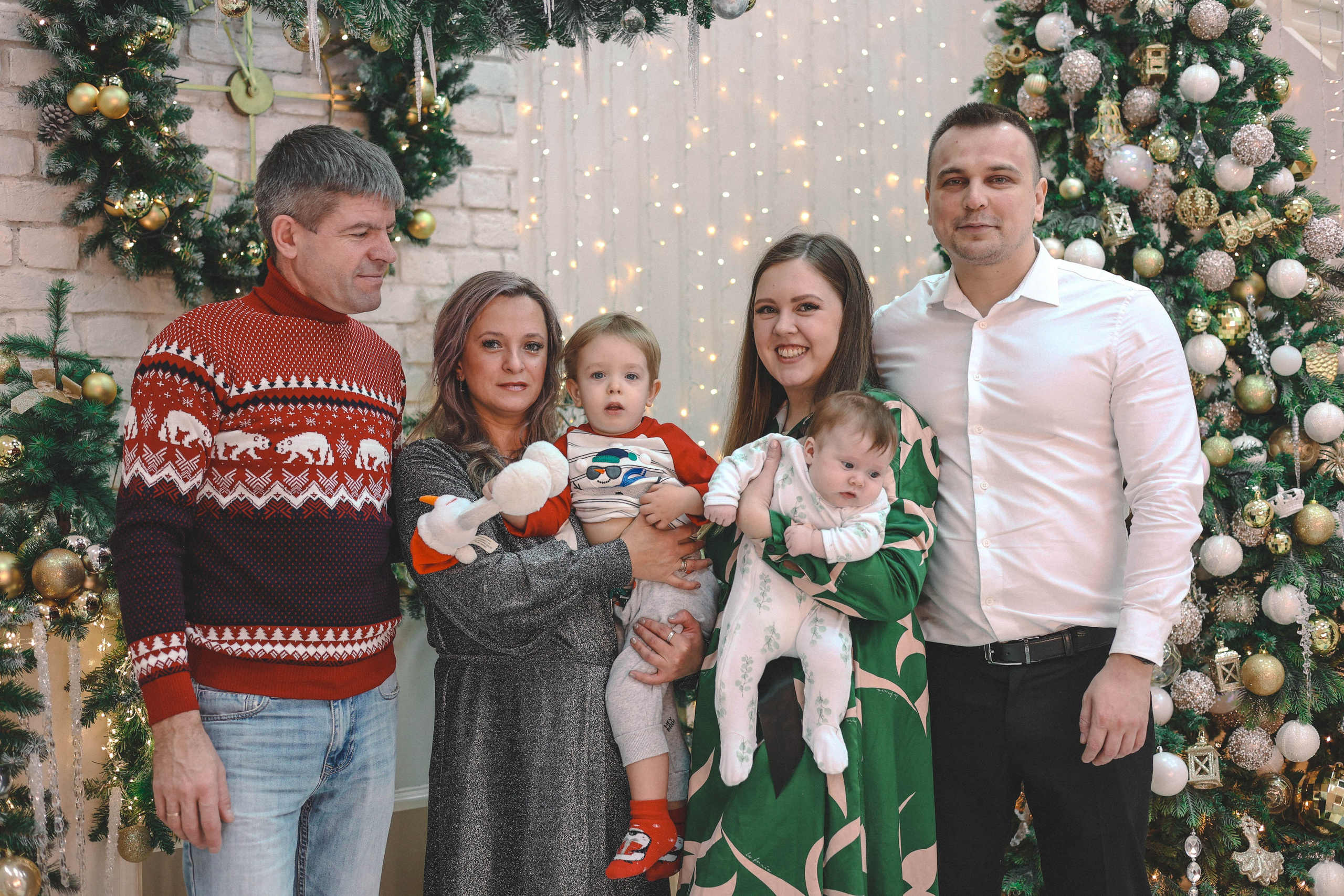 Новогодняя история «Яна и ее семья». Фотограф в Москве Анастасия Калинина