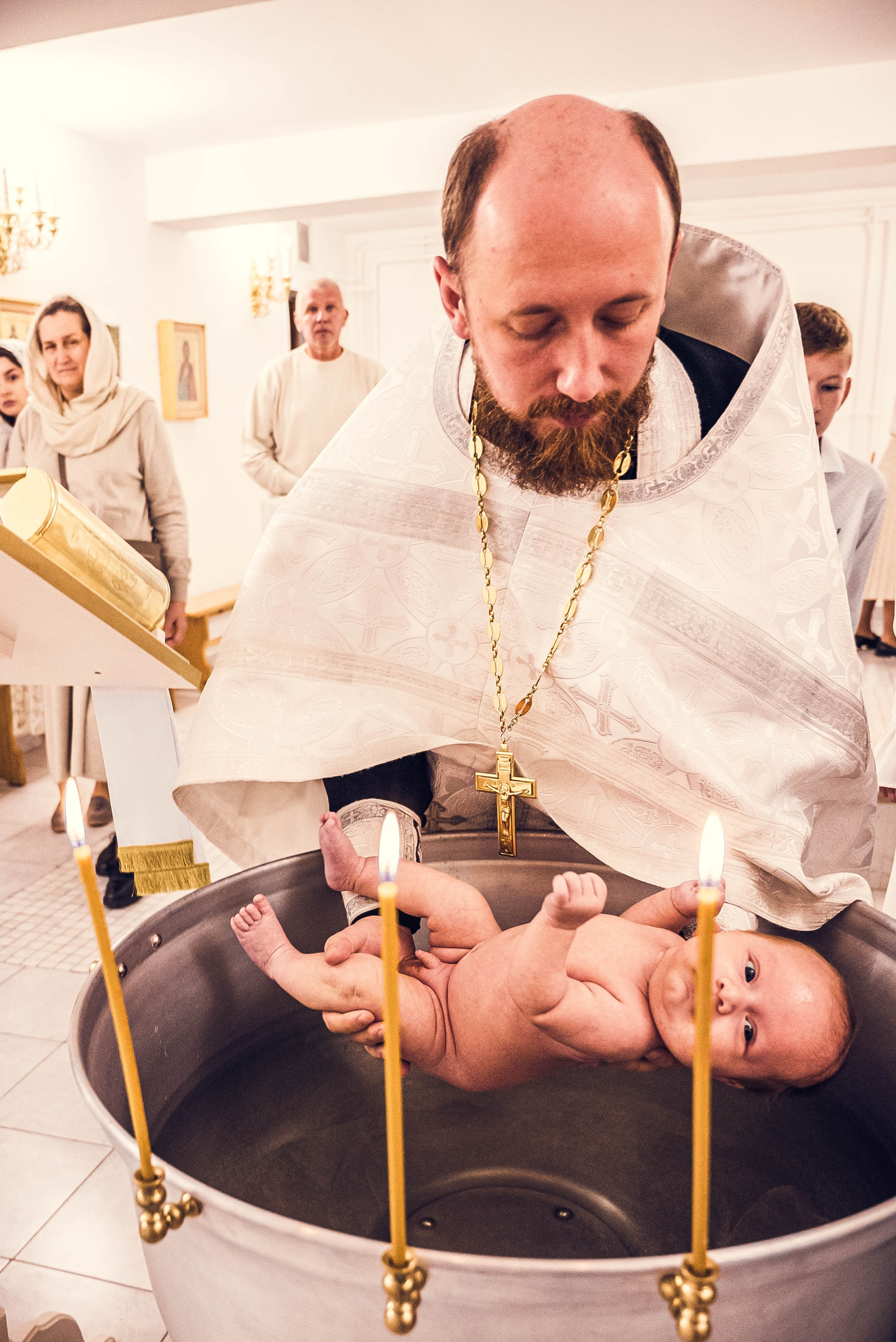 Крещение Мирона. Семейный и детский фотограф Москва