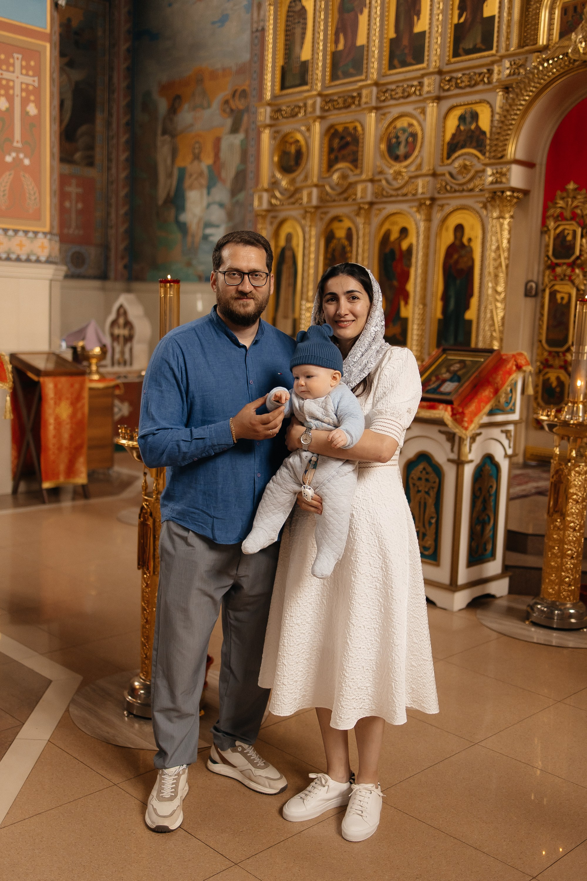 Таинство Крещения Михаила. Семейный фотограф в Краснодаре Храмова Анна