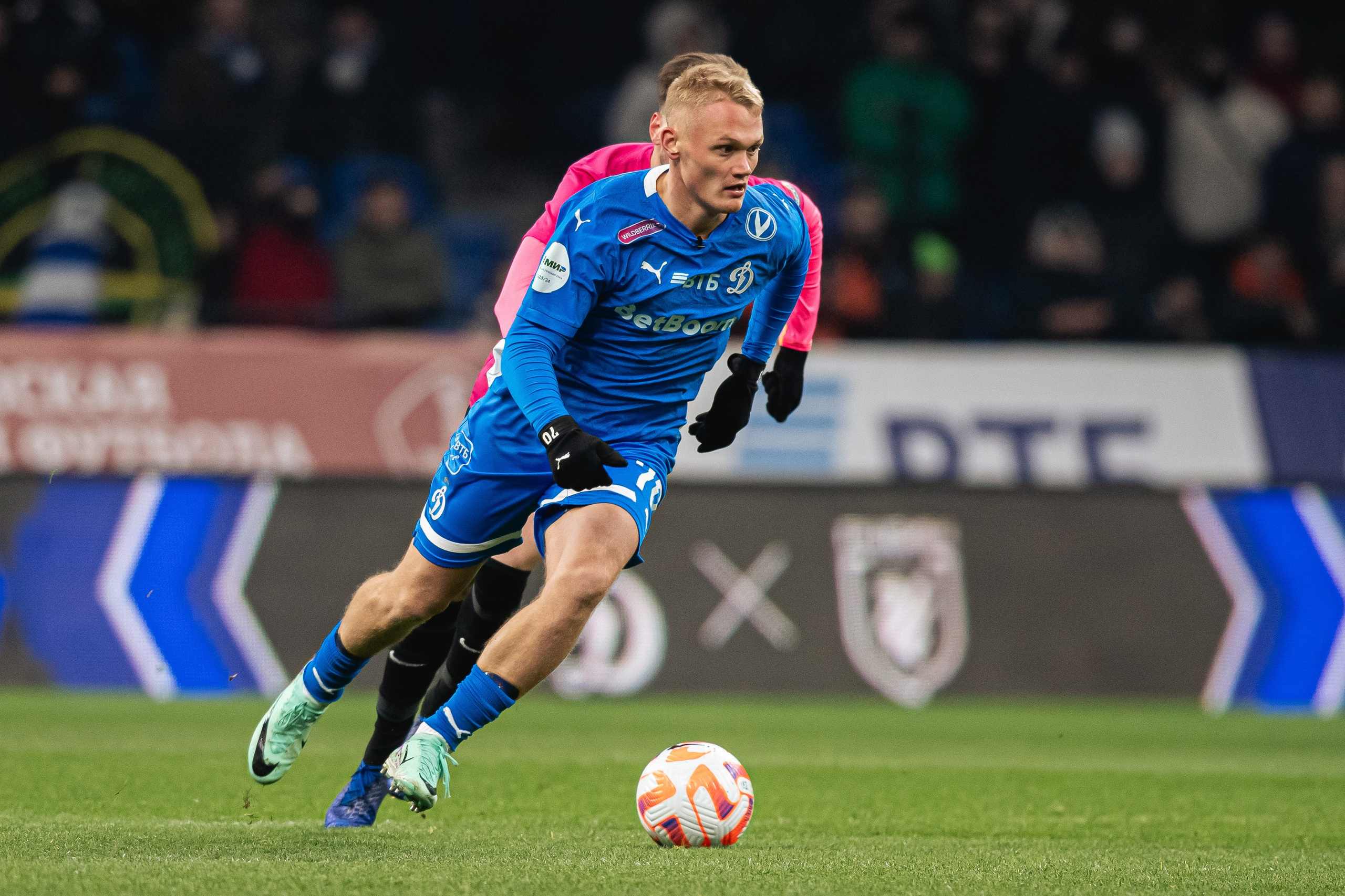 “Winline killer media football”, Dynamo — 2Drots (2-1), 11/18/2023. Фотограф Кирилл Сафонов