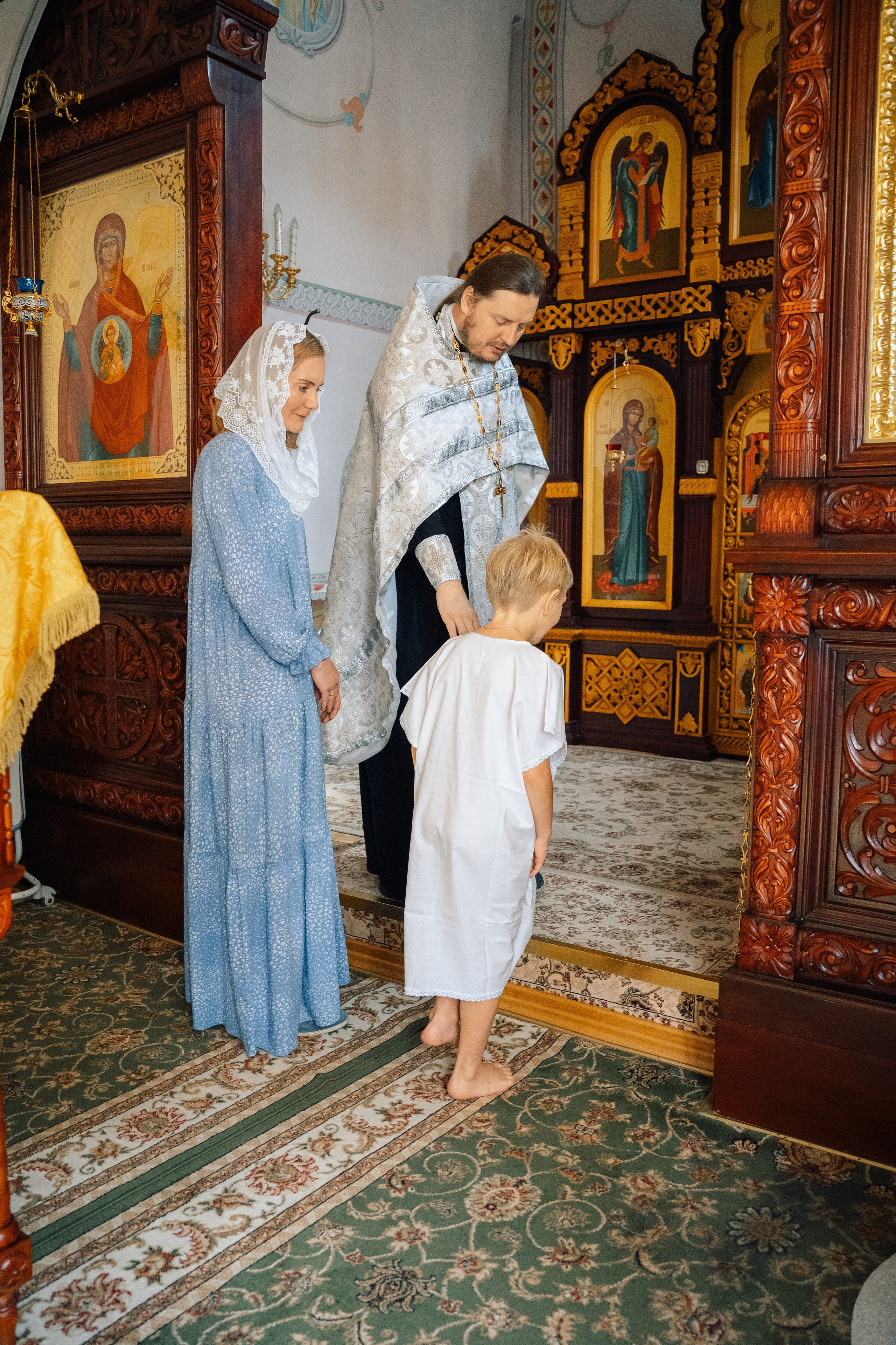 Крещение Марка. Фотограф Казакова Анастасия