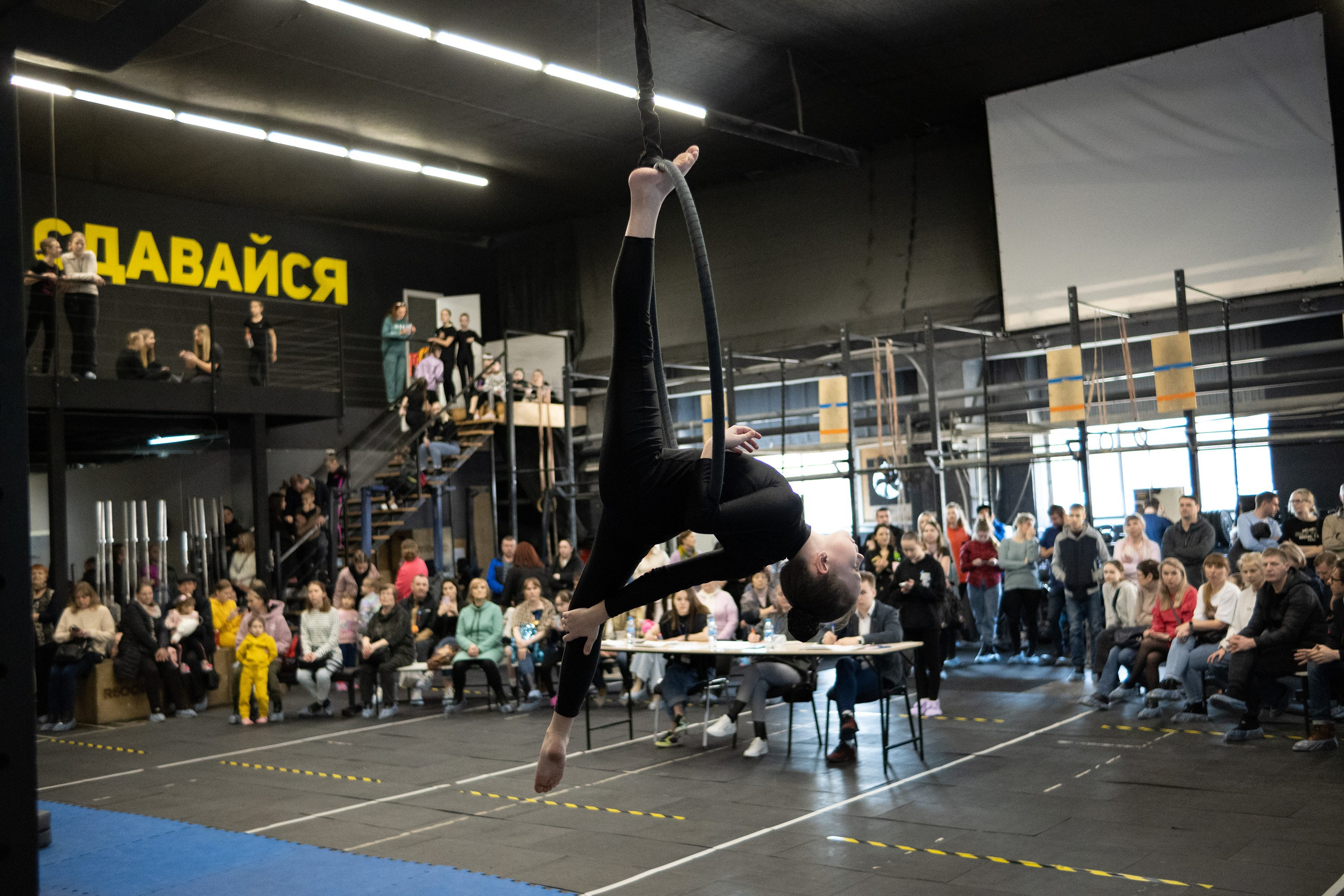 Внутриклубные соревнования по воздушной гимнастике 02.04.23