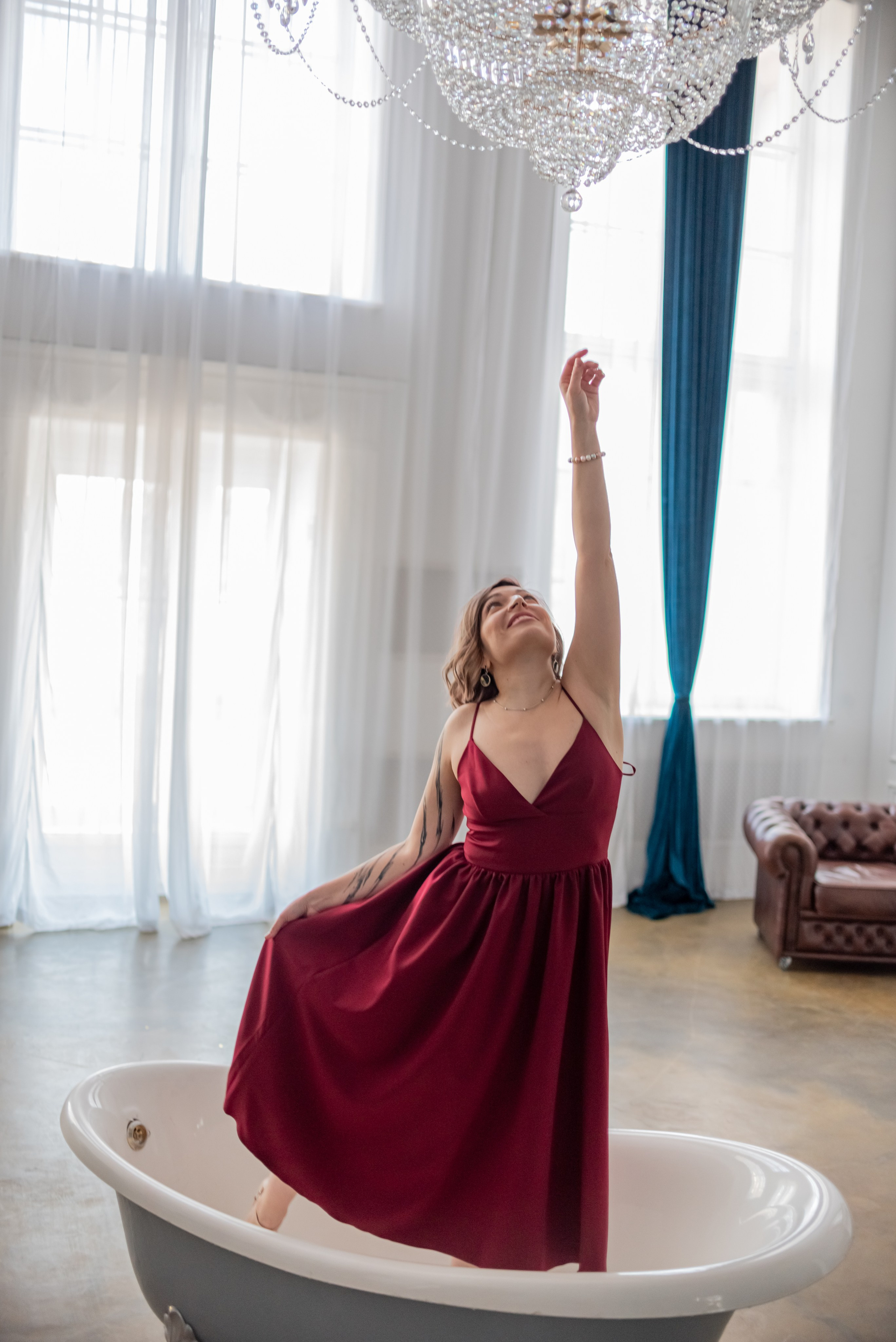 "Портрет женщины в профессиональной студии в Москве на ВДНХ