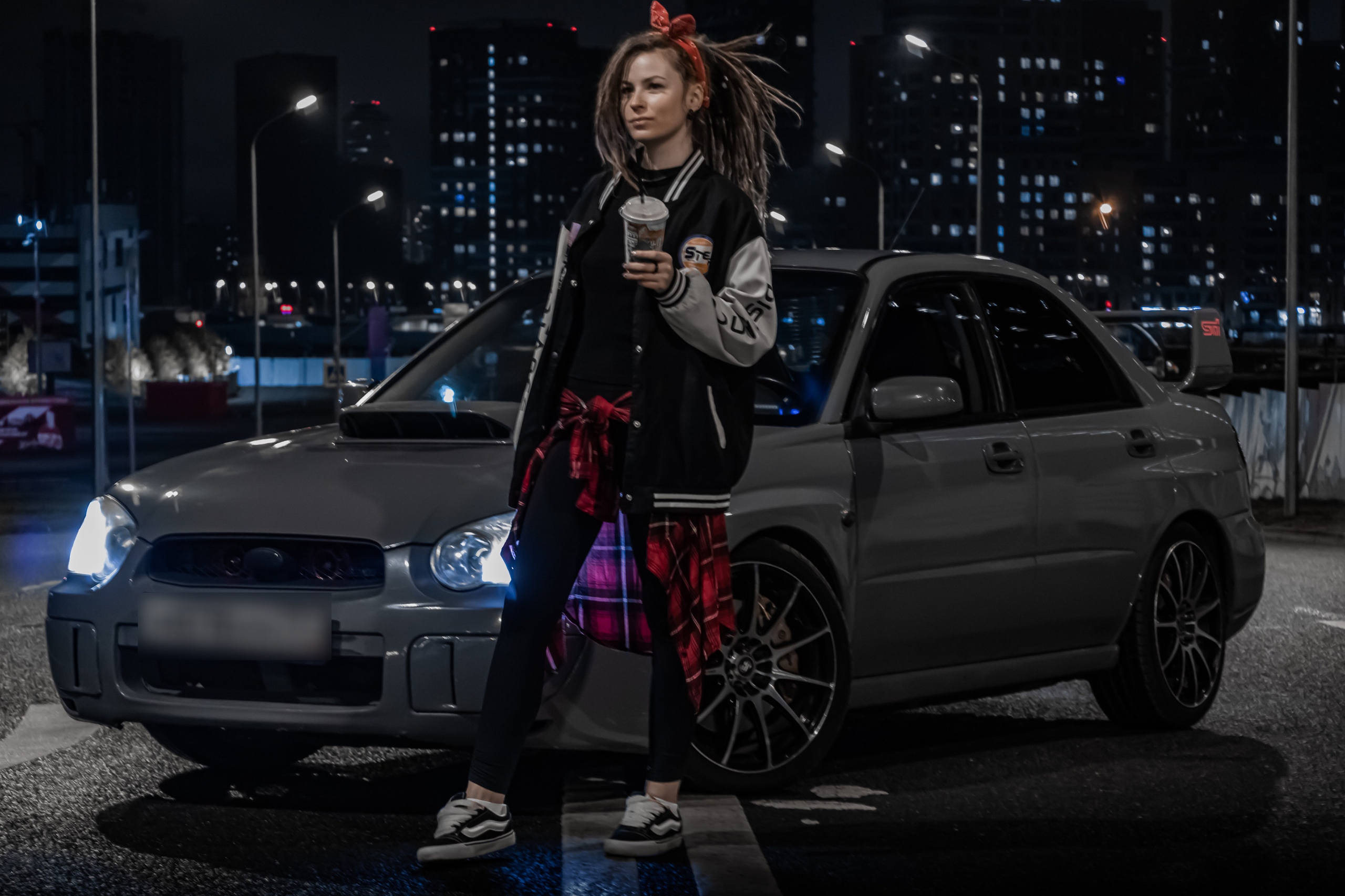 Тандем Драйва: фотосессия вас и вашего автомобиля. Валерия и Subaru. Ирина Санрайз — Автомобильный фотограф в Москве