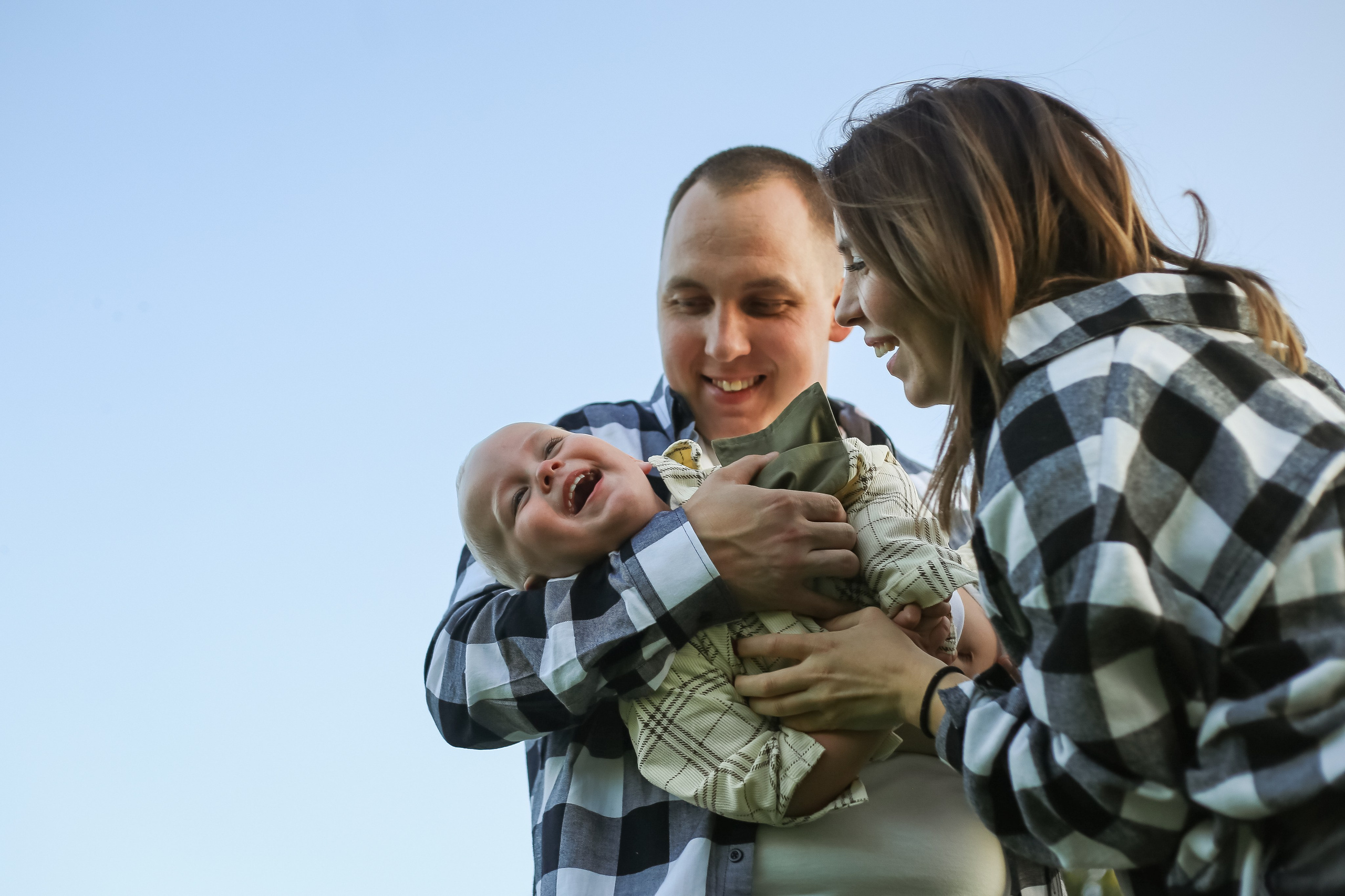 Тимофей, мама, папа. Семейный и детский фотограф в Перми Ольга Кошелева