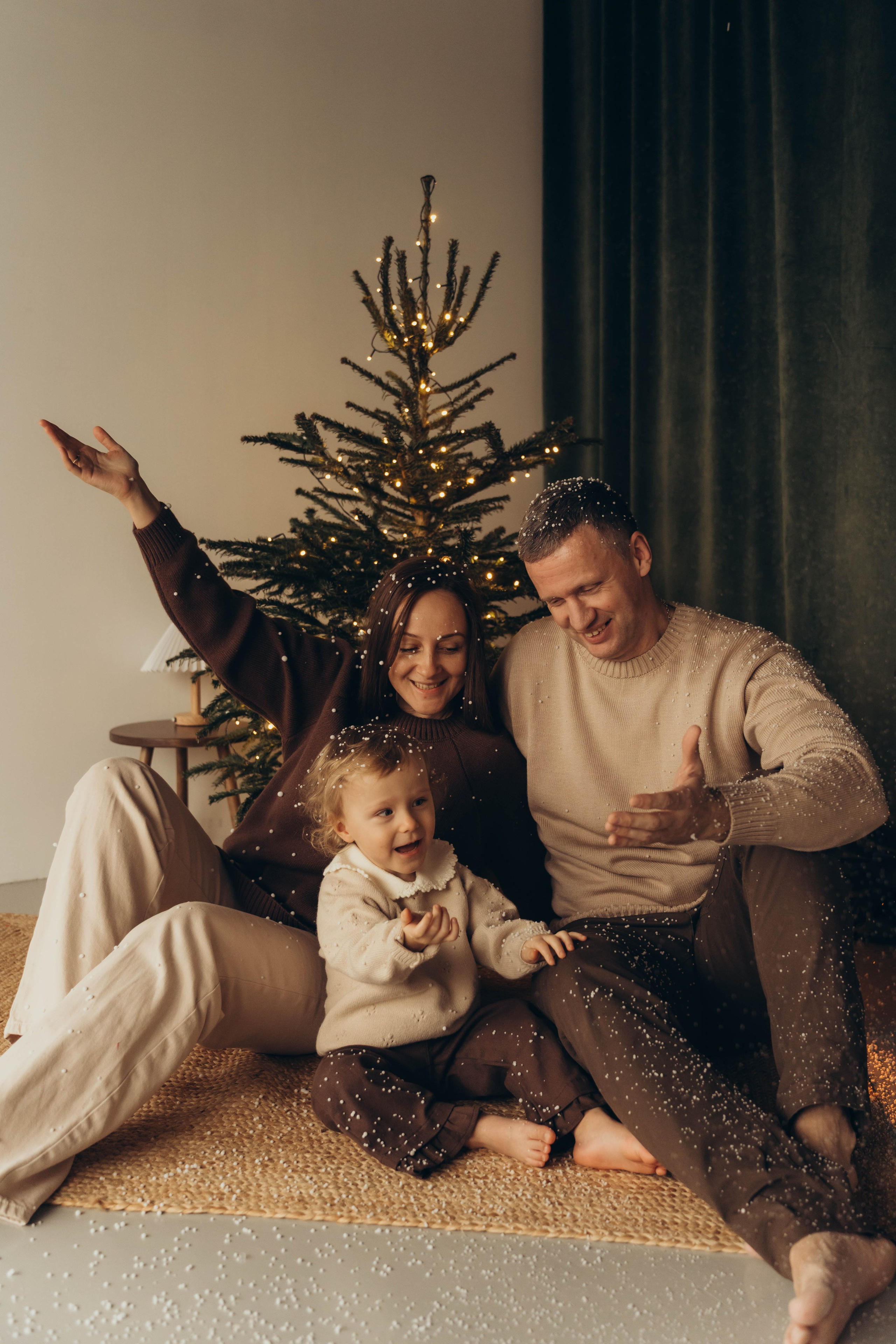 Екатерина, Николай и малышка Аня