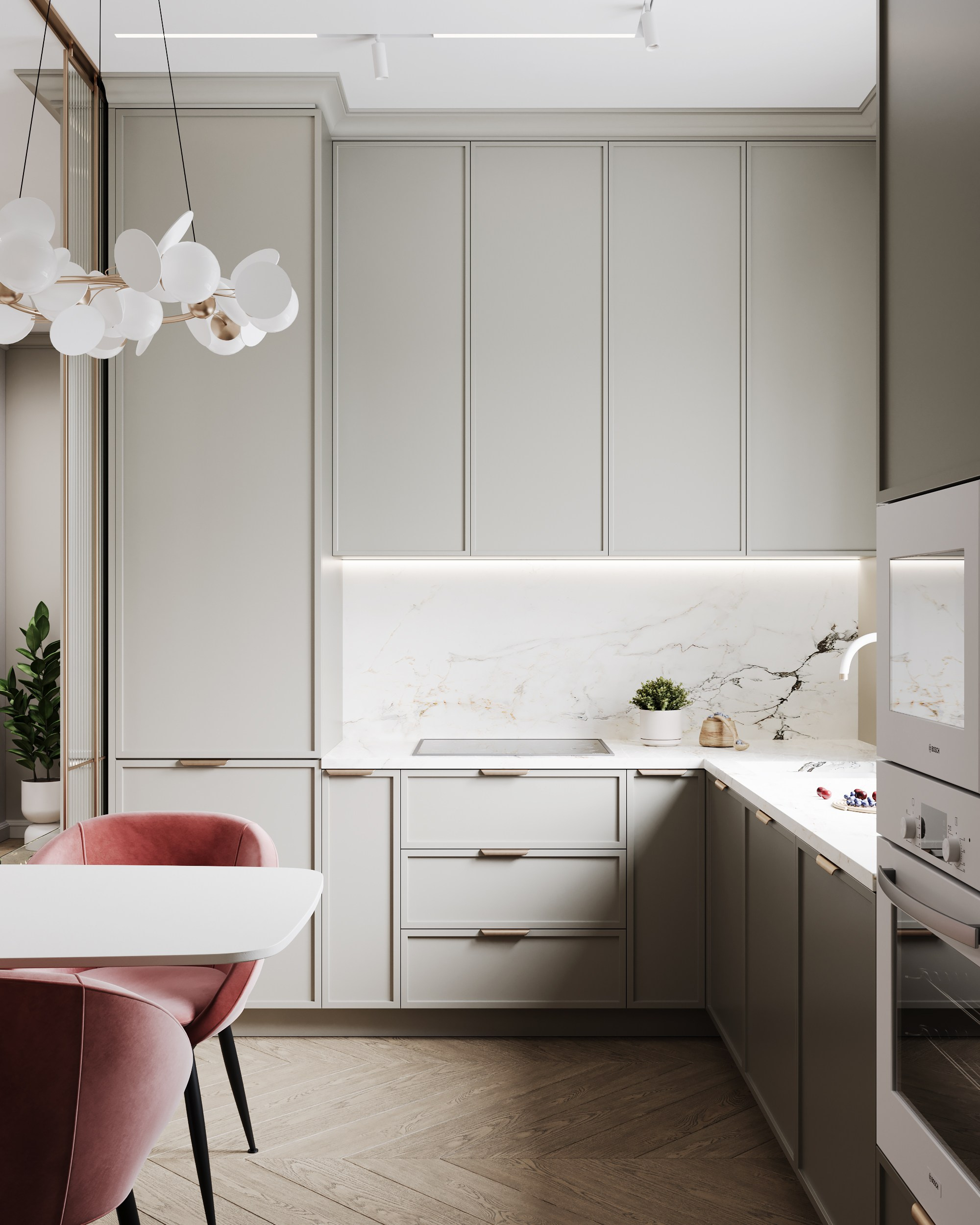 Color Classic. Дизайн интерьера | 3D визуализация | Миланская Марина