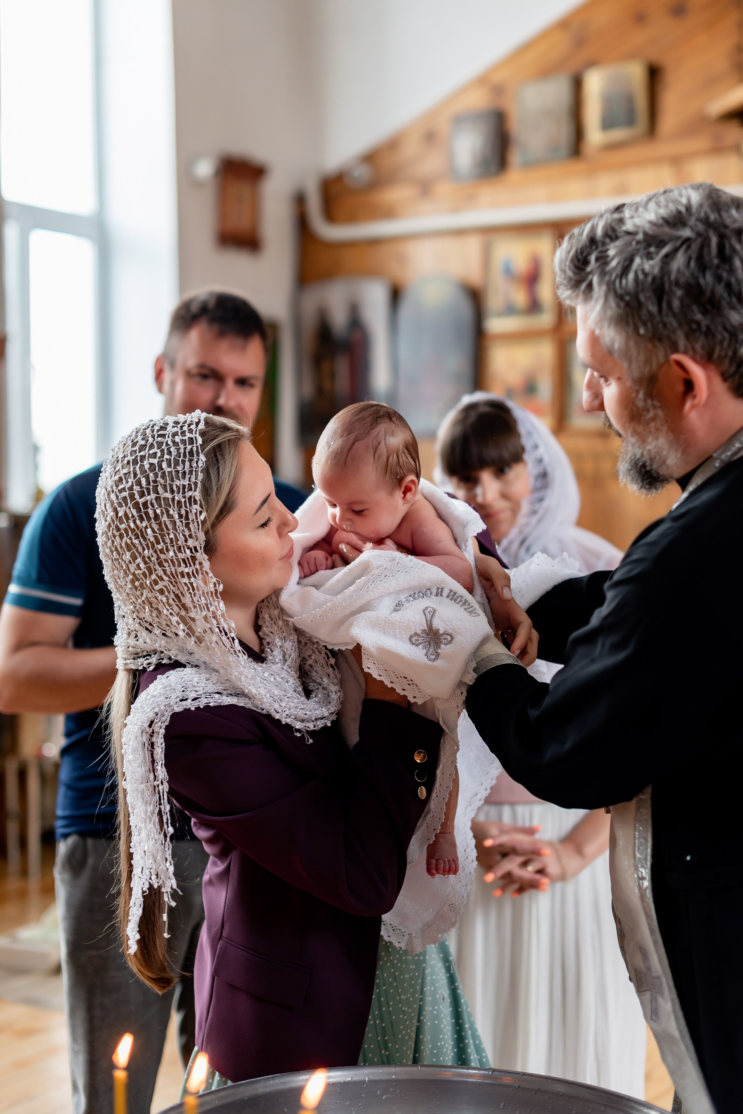 Крещение Ксении. Фотограф Татьяна Иванчикова